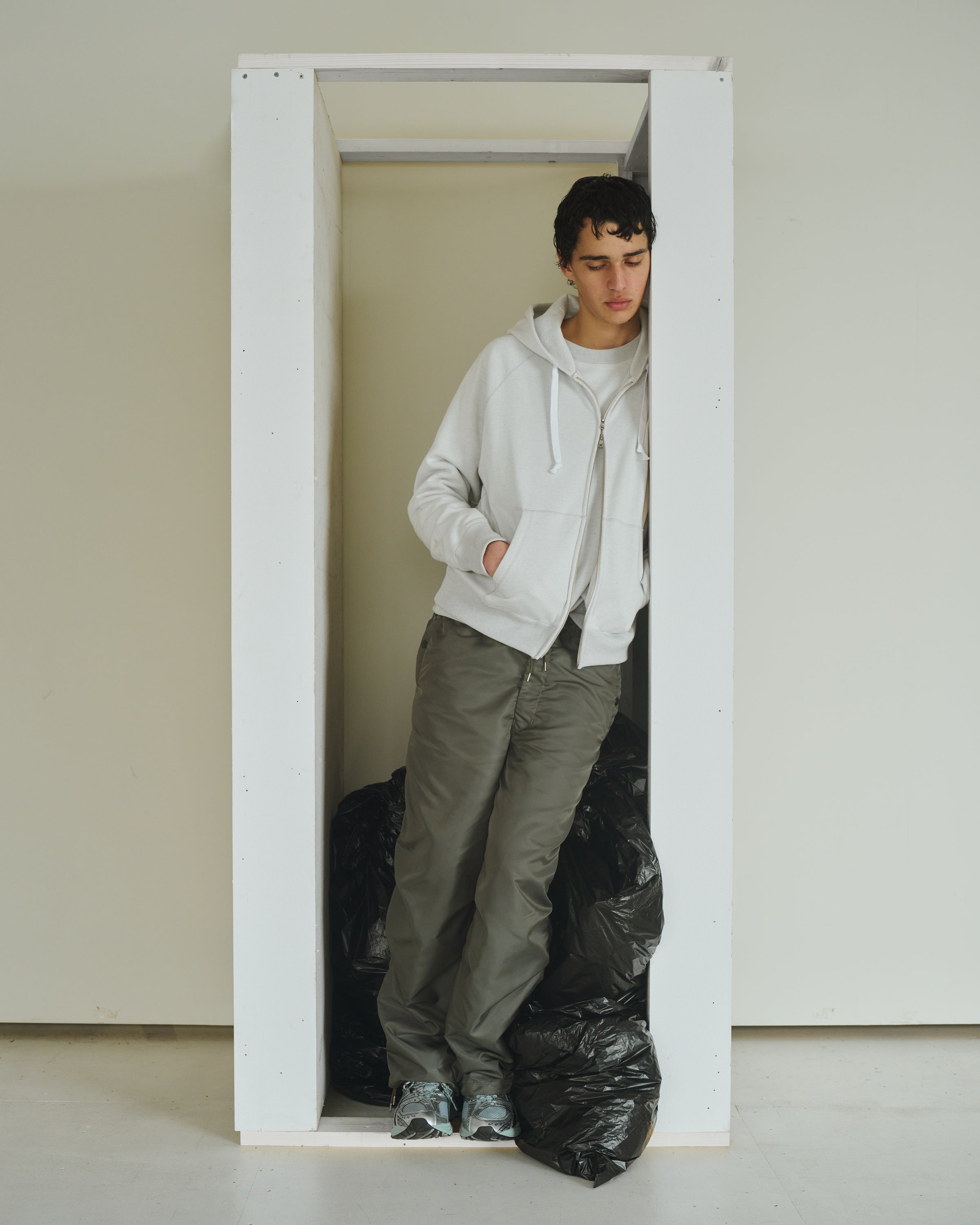20/10 Recycle Suvin Organic Cotton Fleece Zip Parka, Heather Gray