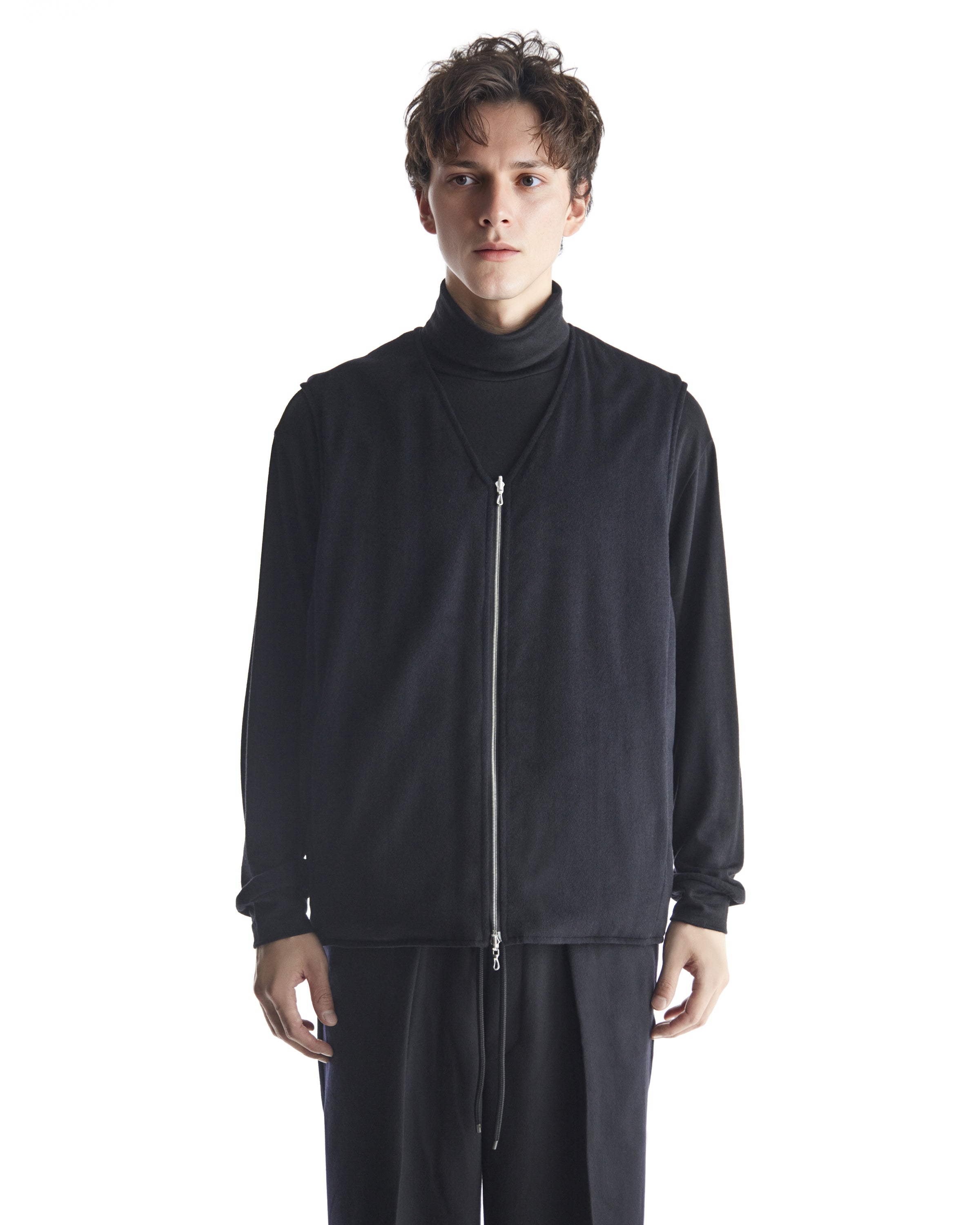 【EDIFICE別注】 カシミヤフラノ / カシミヤベスト, Dark Navy