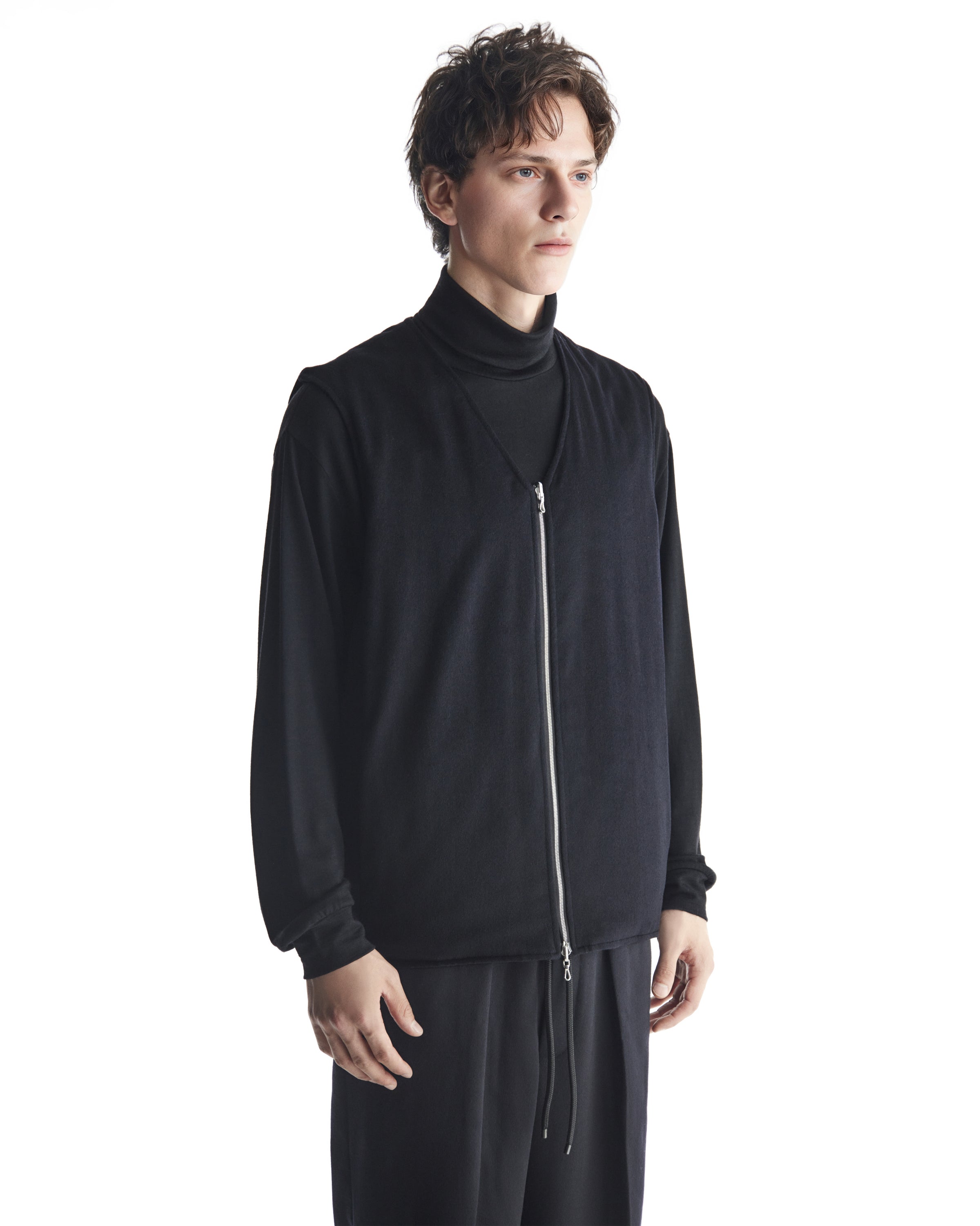 【EDIFICE別注】 カシミヤフラノ / カシミヤベスト, Dark Navy