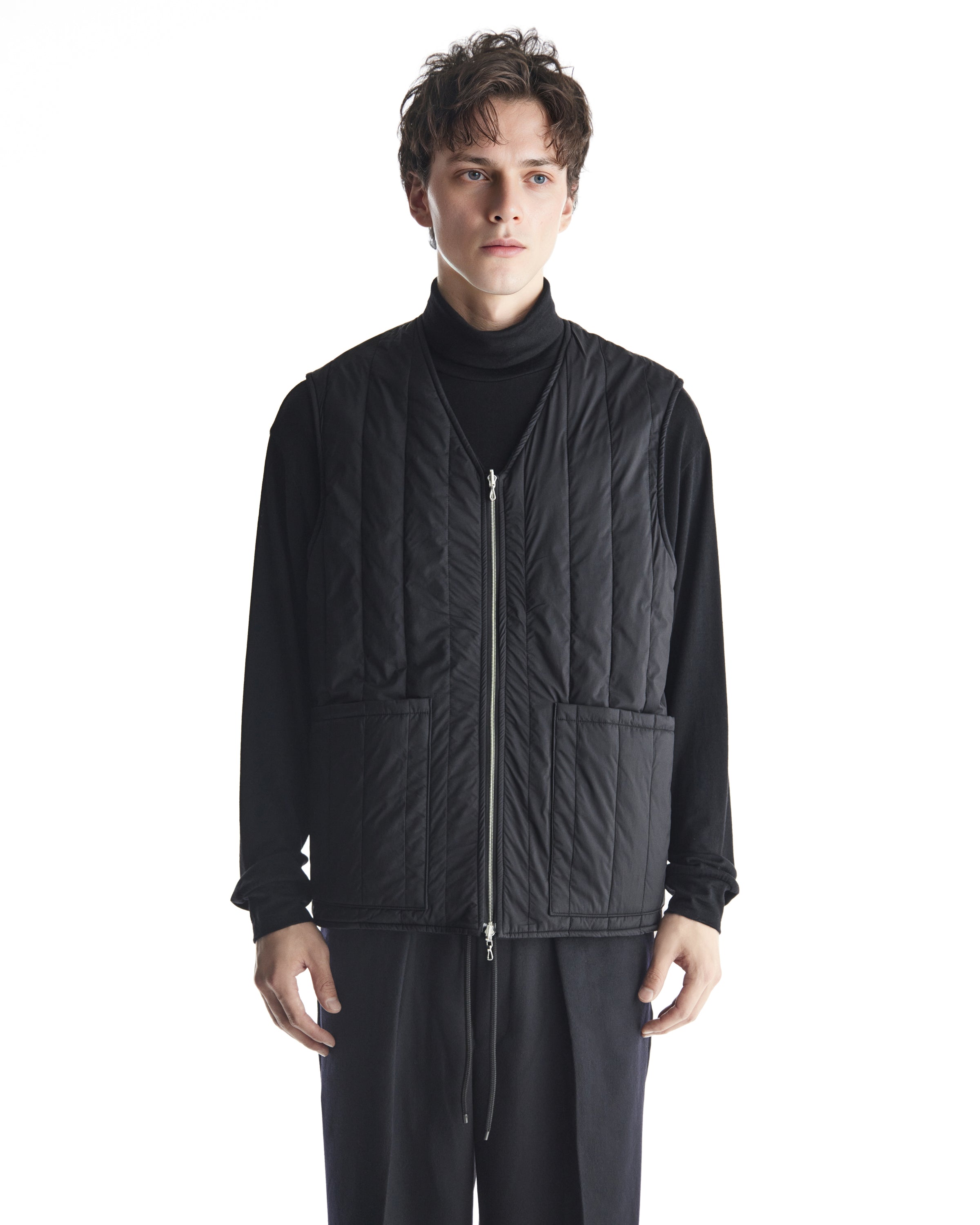 【EDIFICE別注】 カシミヤフラノ / カシミヤベスト, Dark Navy