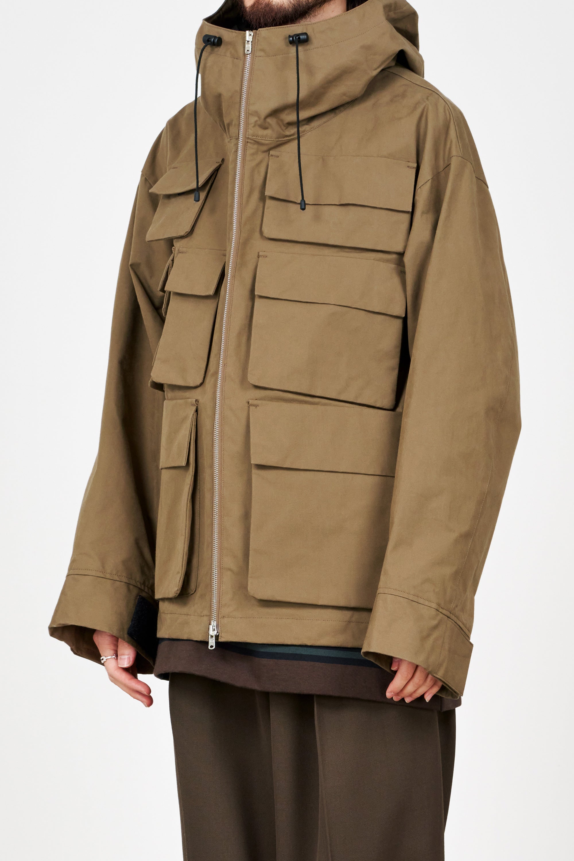 HEAVY ALL WEATHER CLOTH CARRY ALL JACKET, Coyote