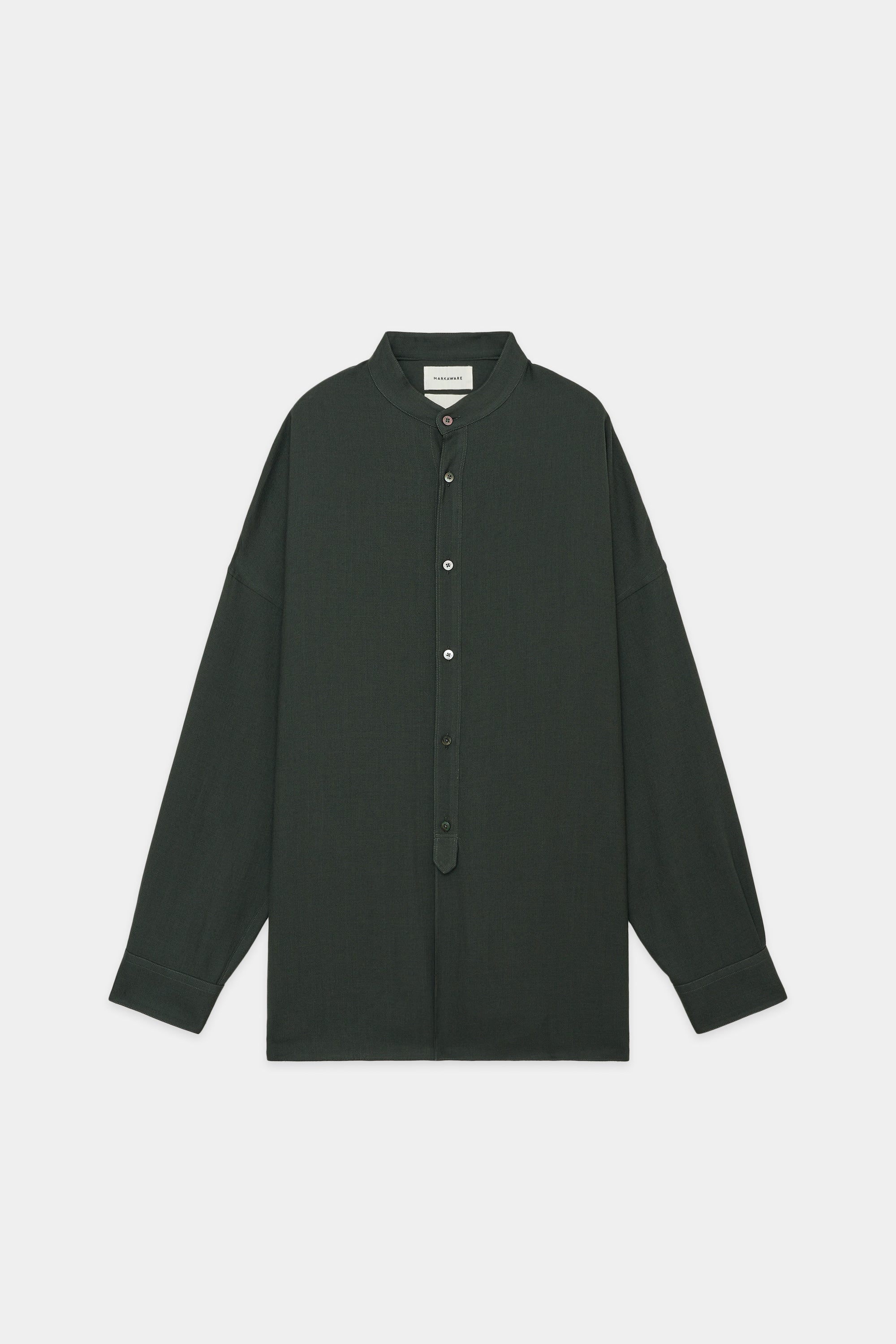 2/72 ORGANIC WOOL VIYELLA PAJAMA SHIRT, Blue Gray