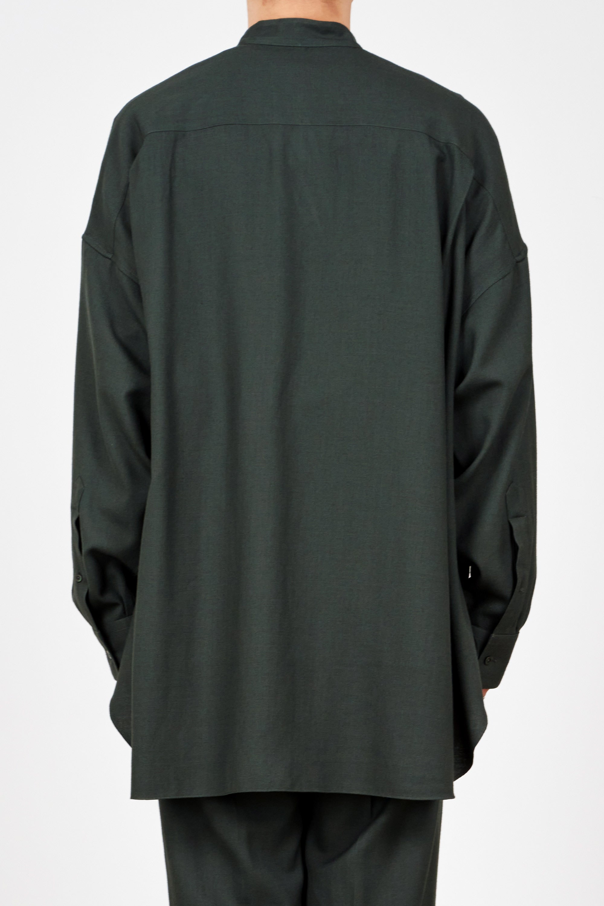 2/72 ORGANIC WOOL VIYELLA PAJAMA SHIRT, Blue Gray