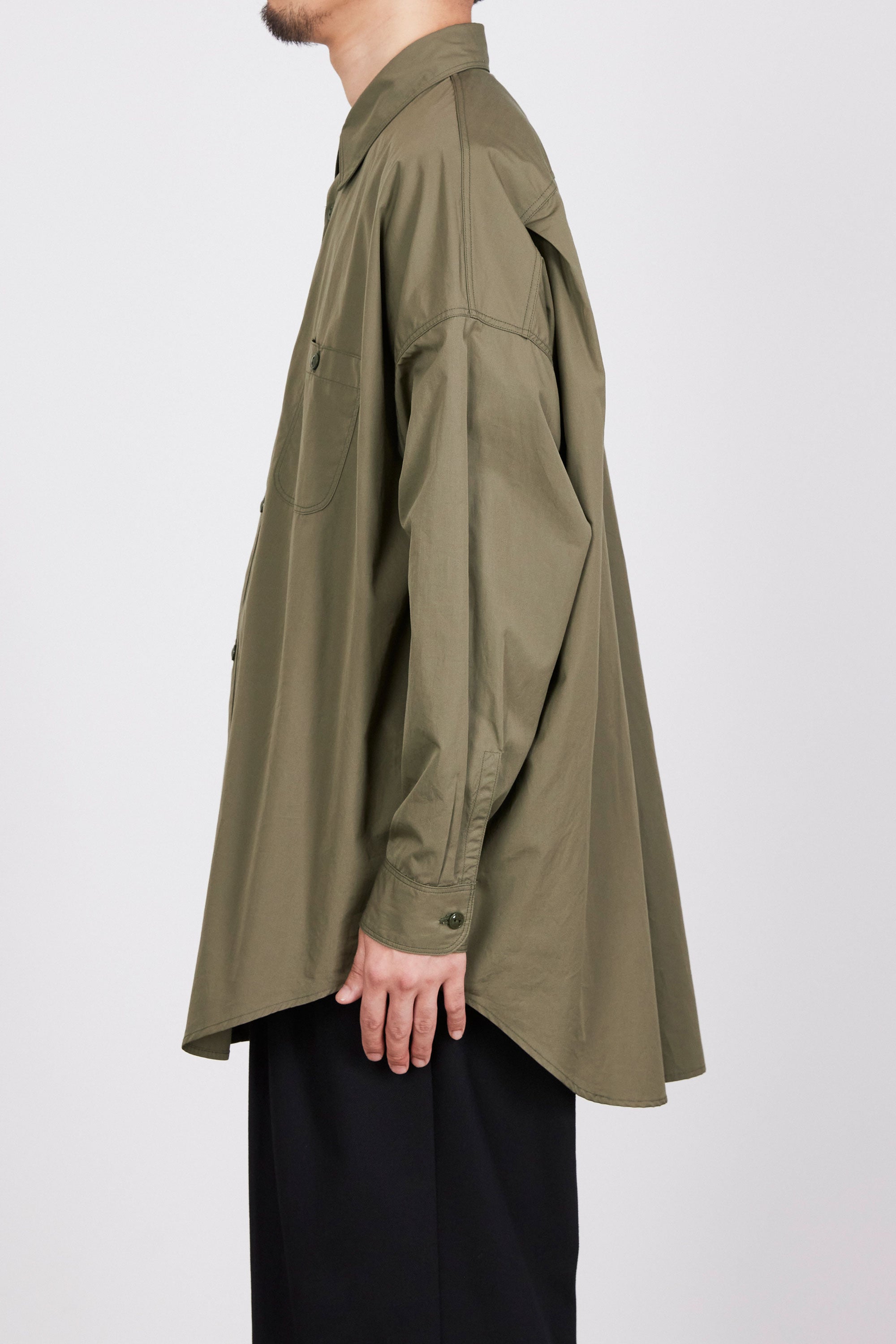 ULTRA LIGHT ALL WEATHER CLOTH LONG TENT SHIRT, Sage Green