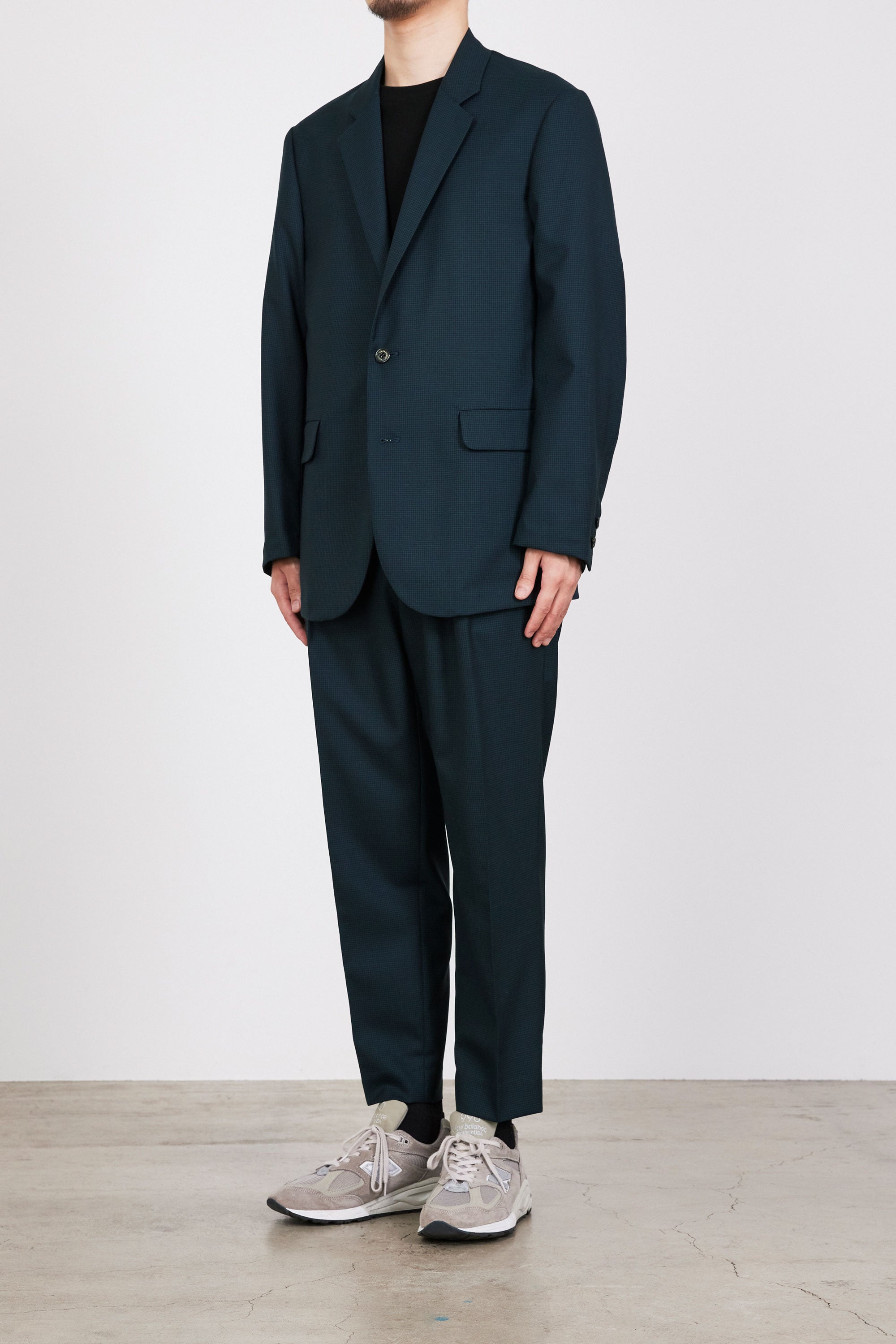 ORGANIC WOOL TROPICAL SUCK COAT, Olive Check