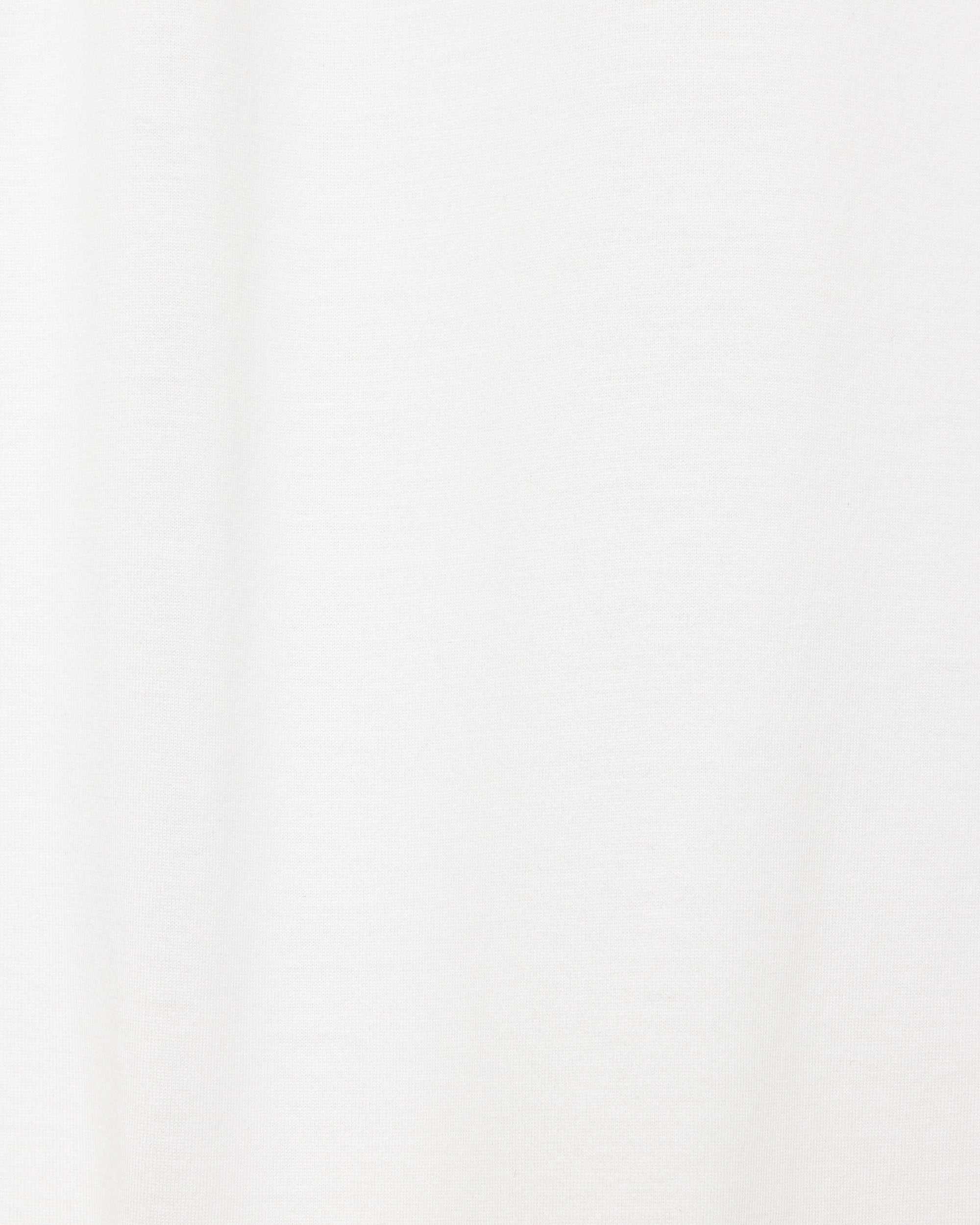 オーガニックGIZA 80/2天竺 / コンフォートフィットTee, White