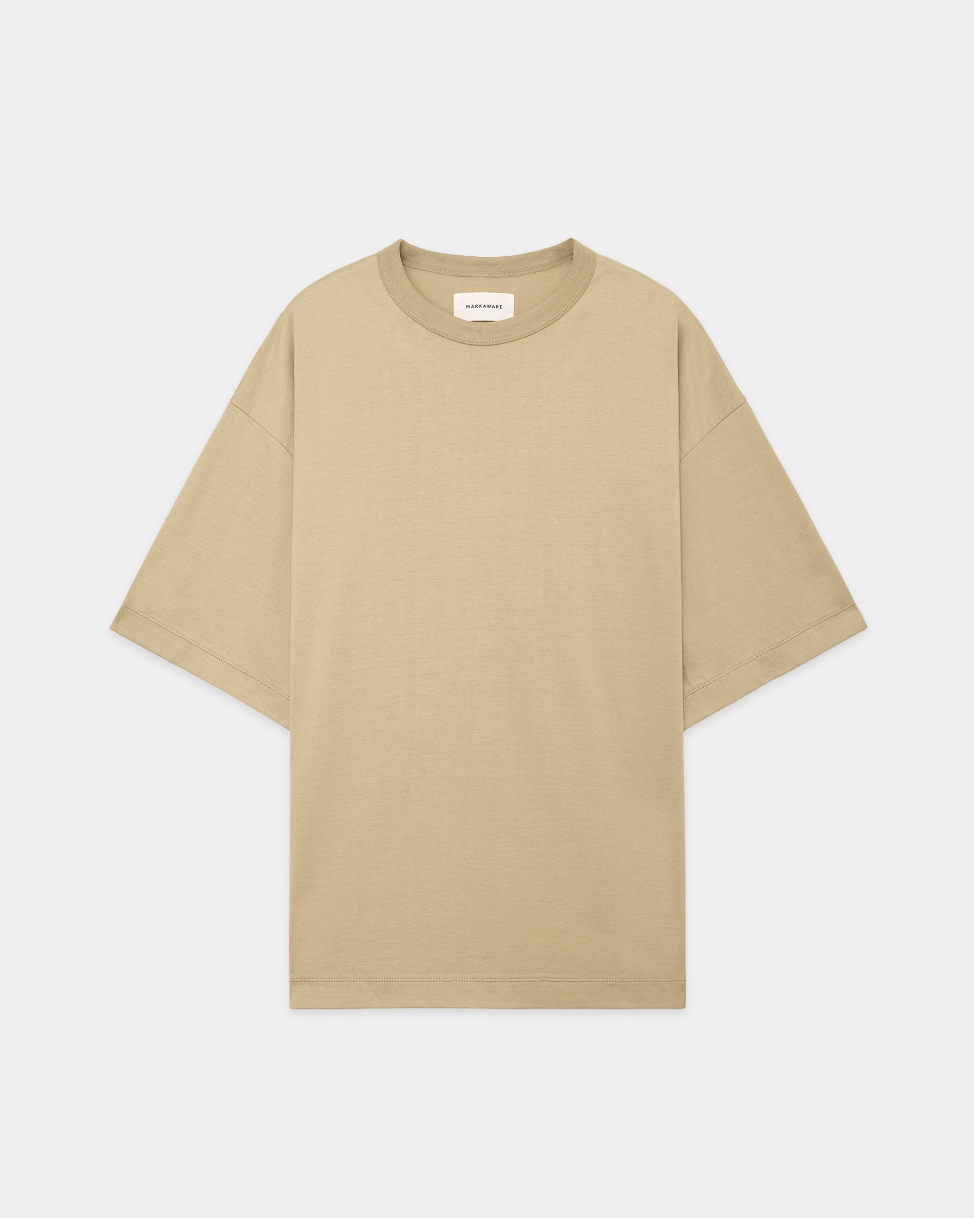 オーガニックGIZA 80/2天竺 / コンフォートフィットTee, Khaki