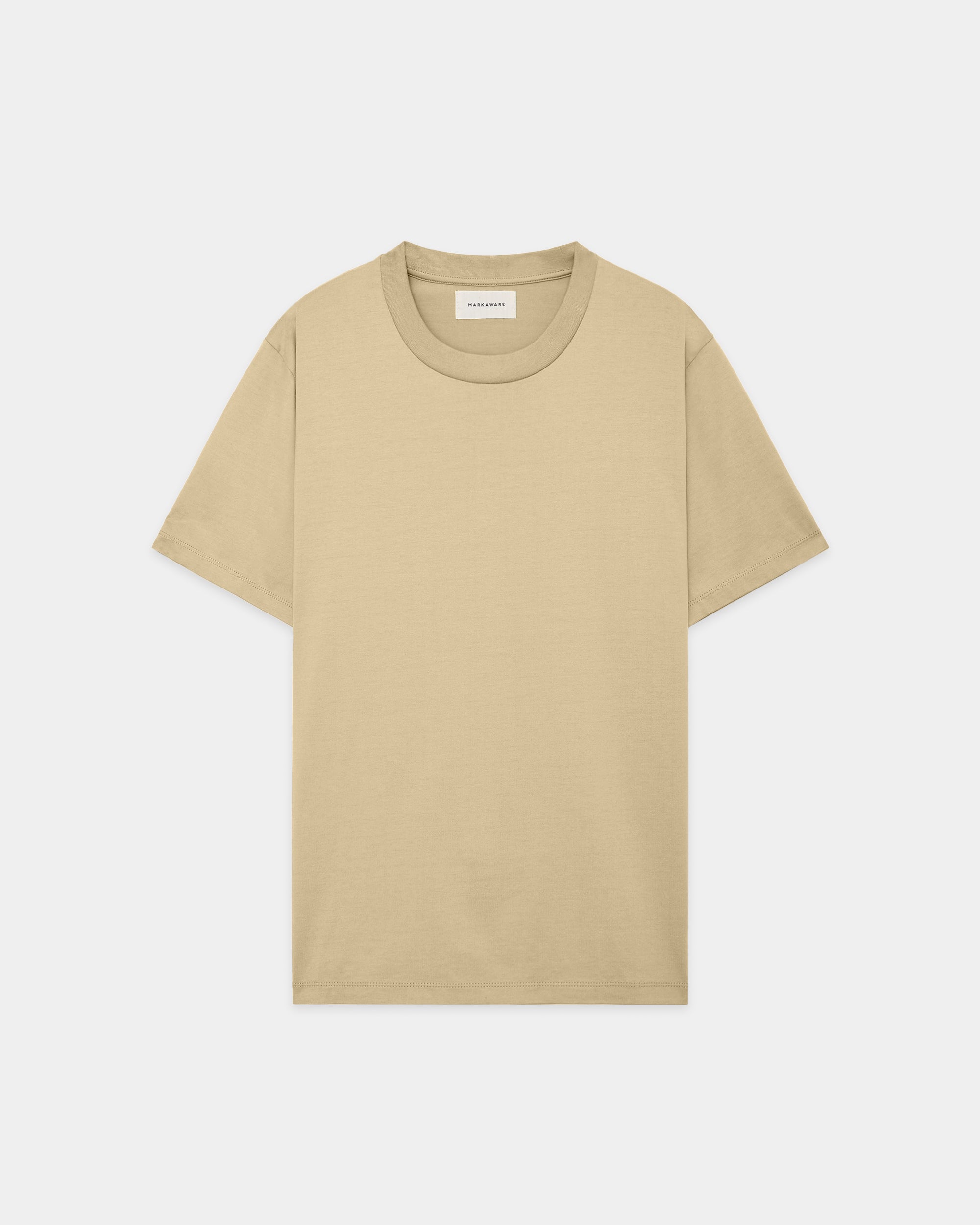 オーガニックGIZA 80/2天竺 / レギュラーフィットTee, Khaki