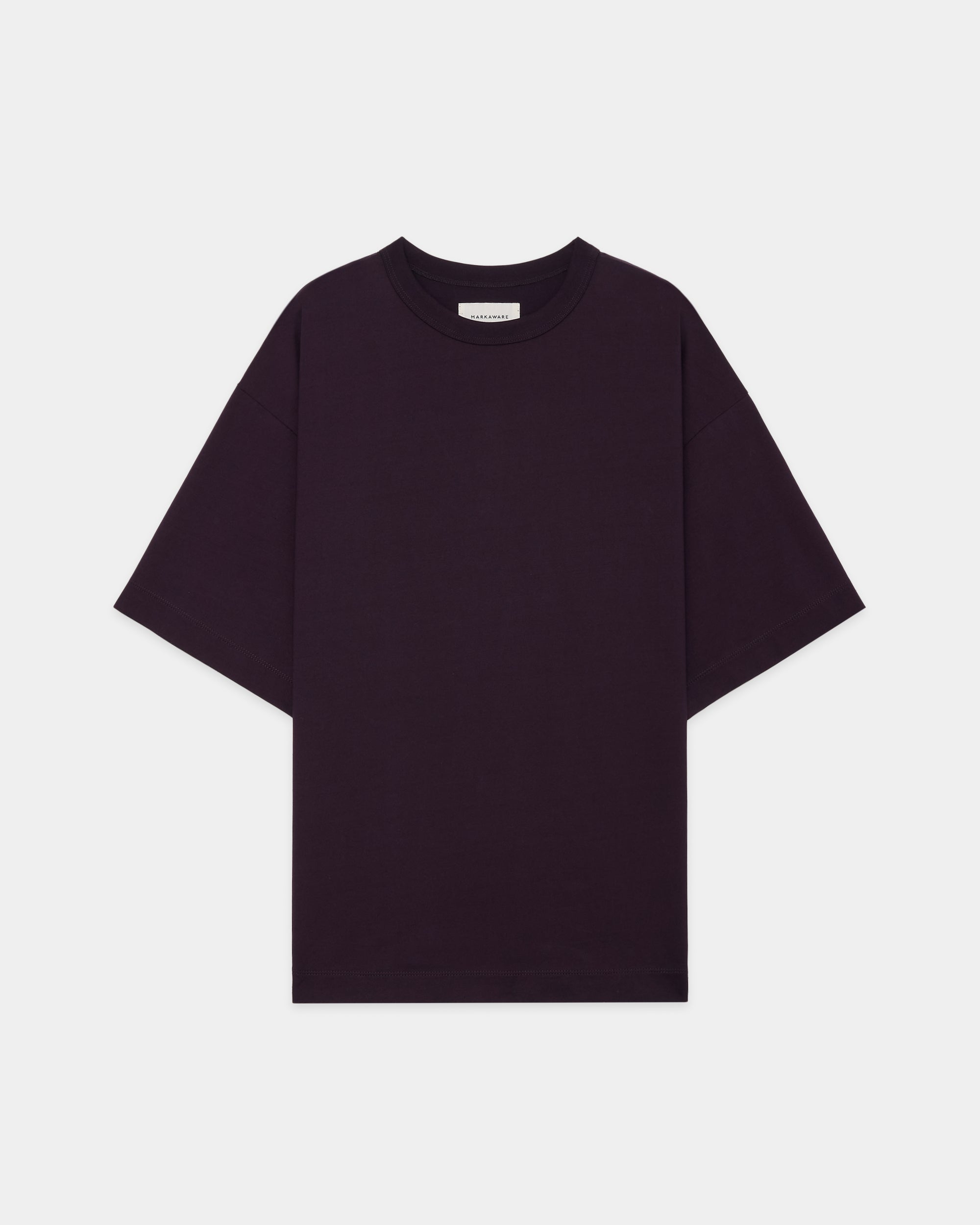 ORGANIC GIZA 60/3 SURVIVAL KNIT COMFORT FIT Tee, Purple
