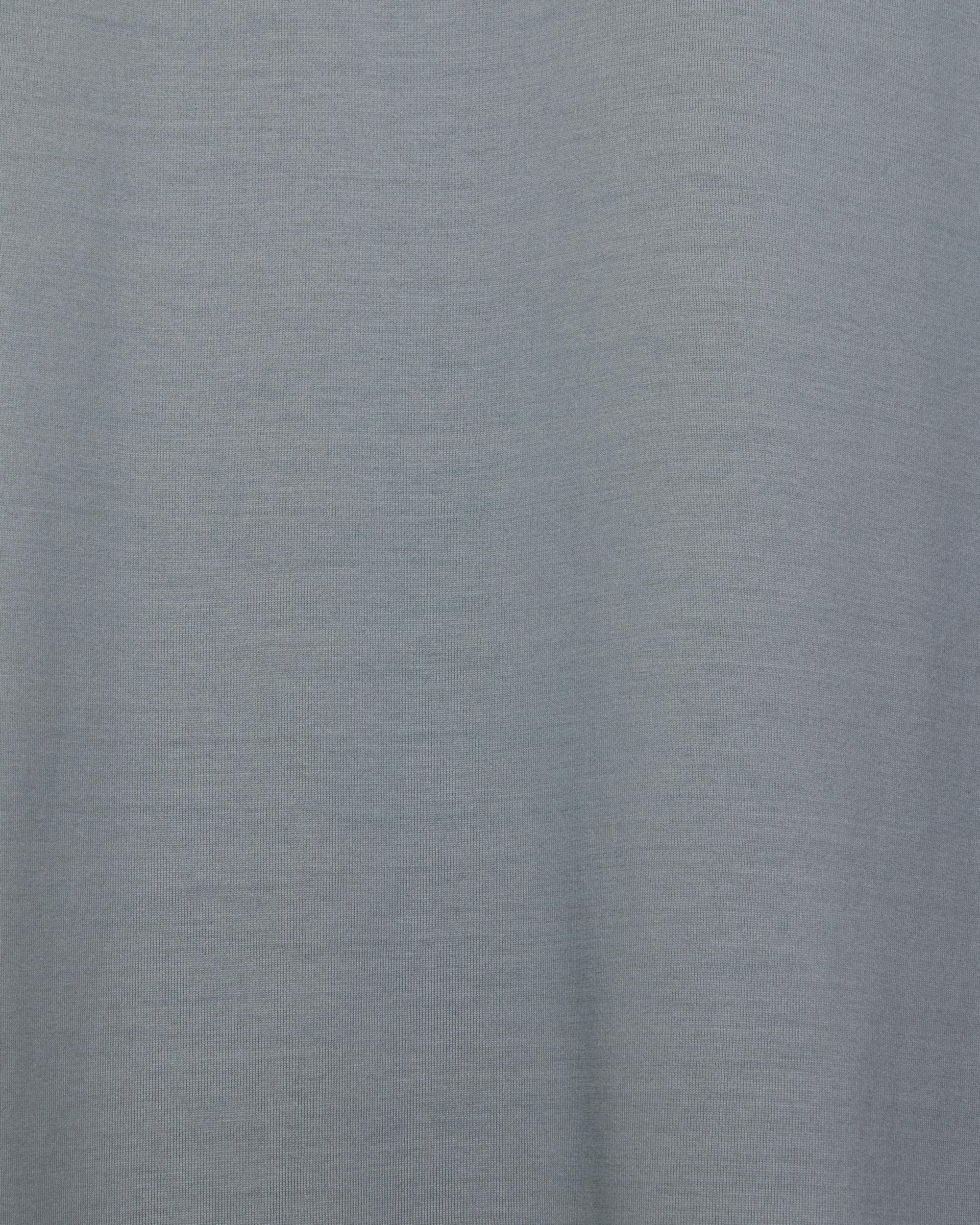 オーガニックGIZA 60/3 サバイバル天竺 / コンフォートフィットL/S Tee, Dolphin Gray