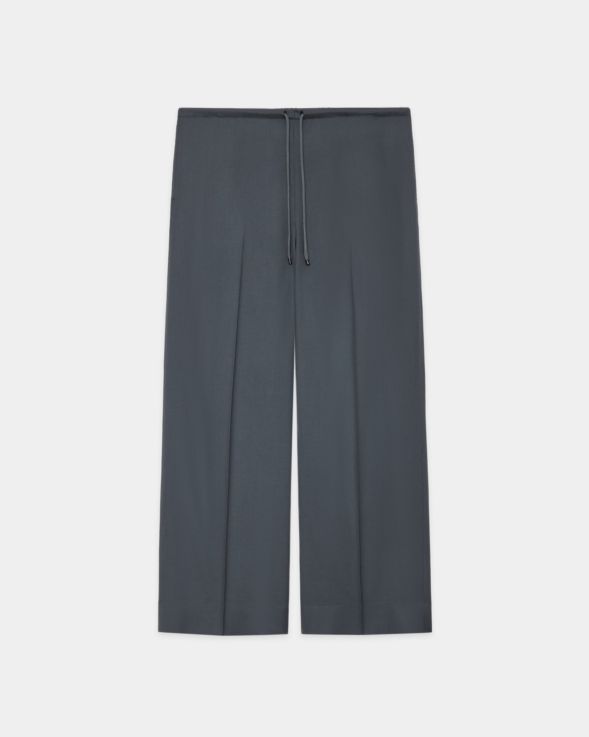 2/80 オーガニックウールヴィエラ / パジャマパンツ, Forest Gray