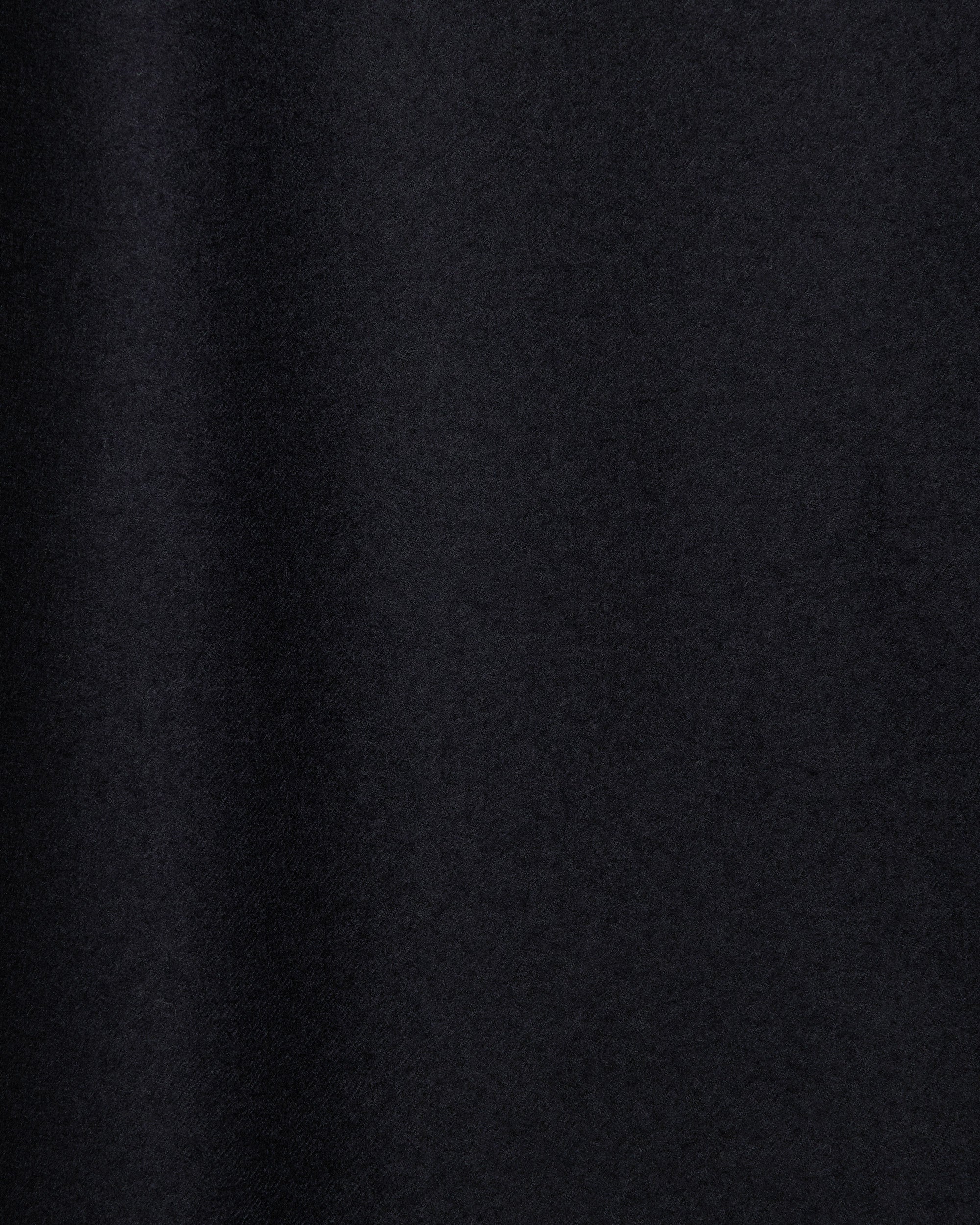 2/80 ORGANIC WOOL FLANNEL BLAZER, Black