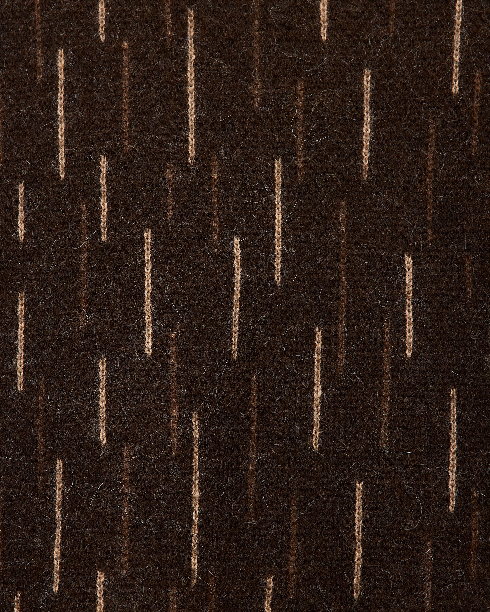 NATURAL COLOR ALPACA RAIN DROP PATTERN JUMPER, Natural Brown Mix