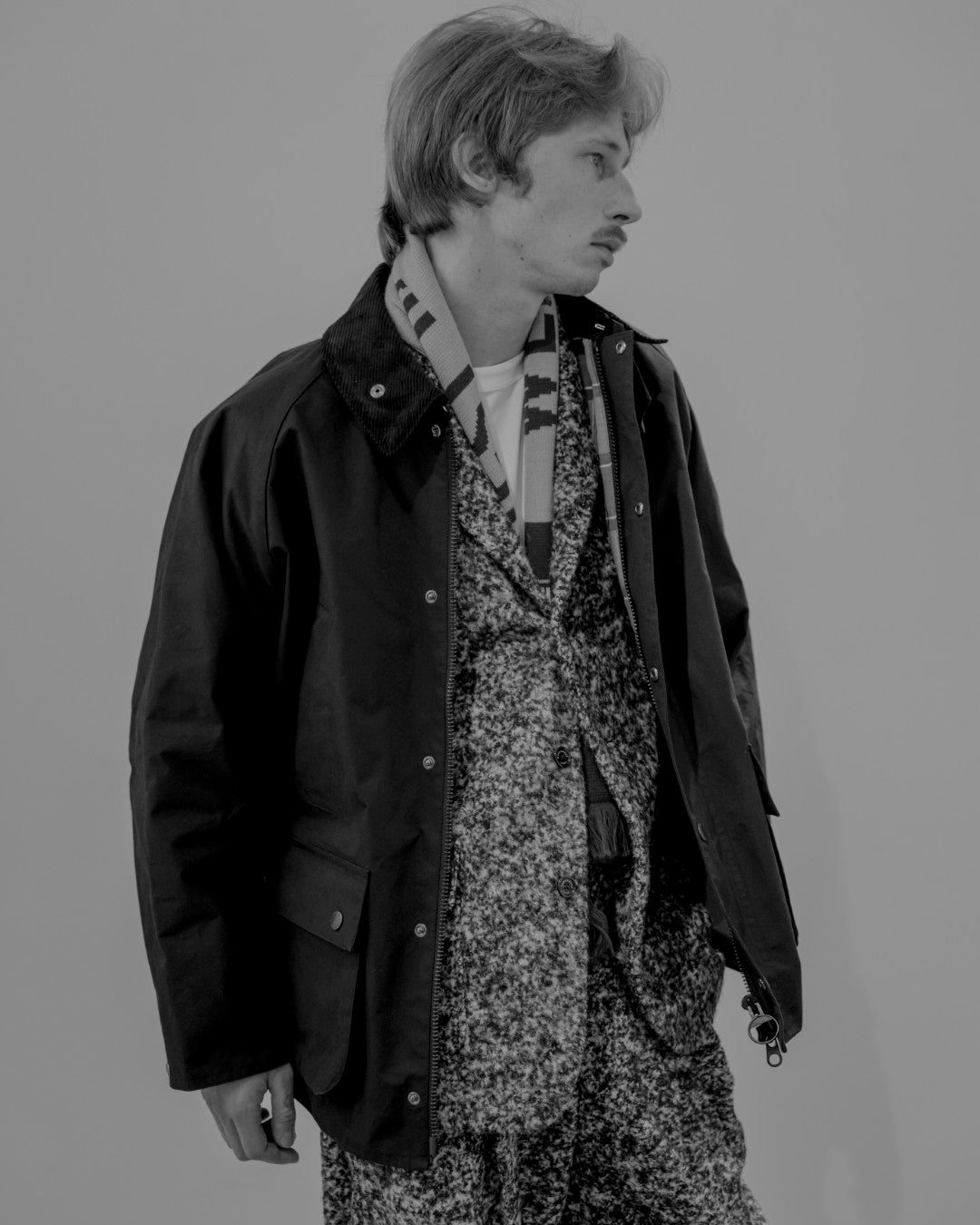 Barbour x MARKAWARE for EDIFICE BEDALE, Black