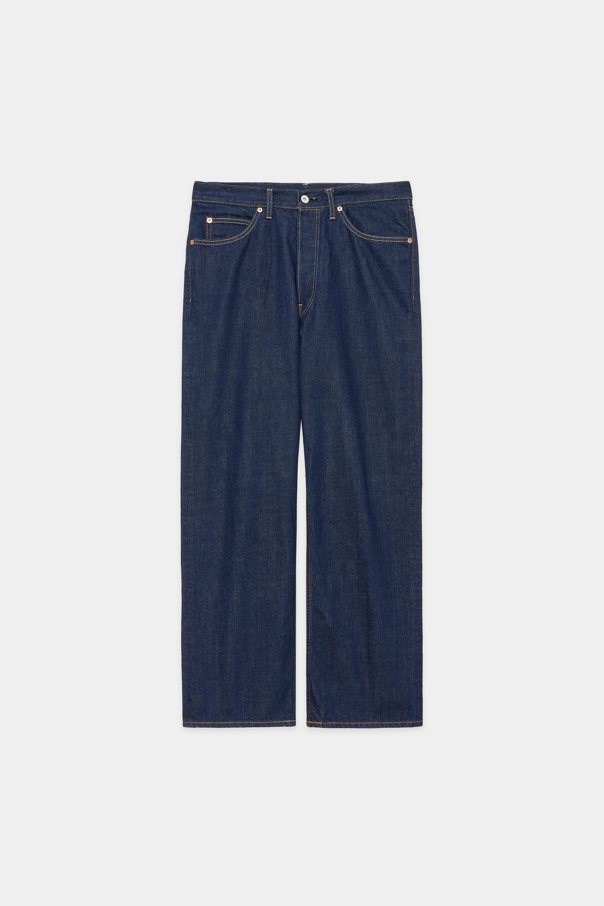 ORGANIC COTTON 12oz DENIM SHOE CUT JEANS, Indigo