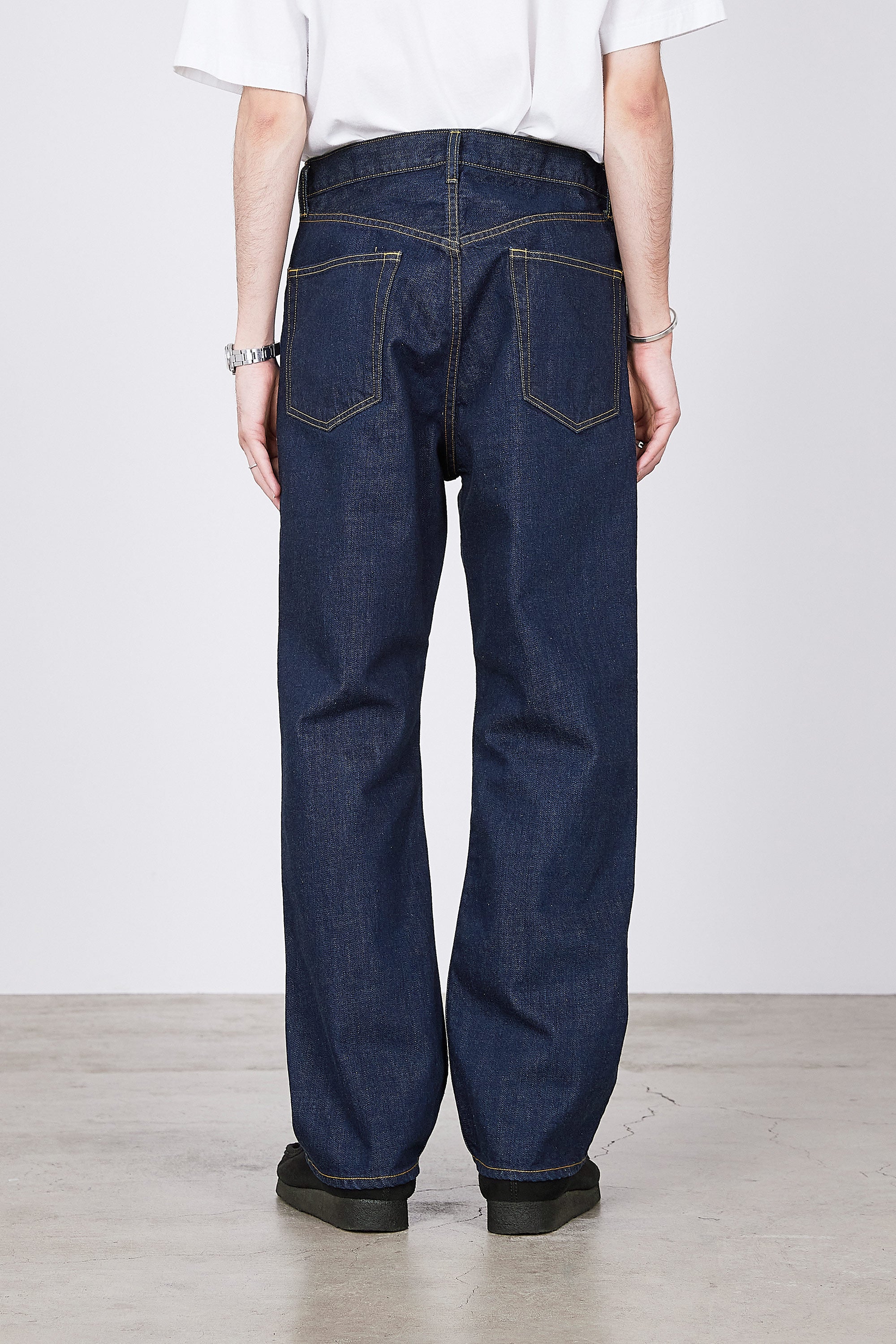 ORGANIC COTTON 12oz DENIM SHOE CUT JEANS, Indigo