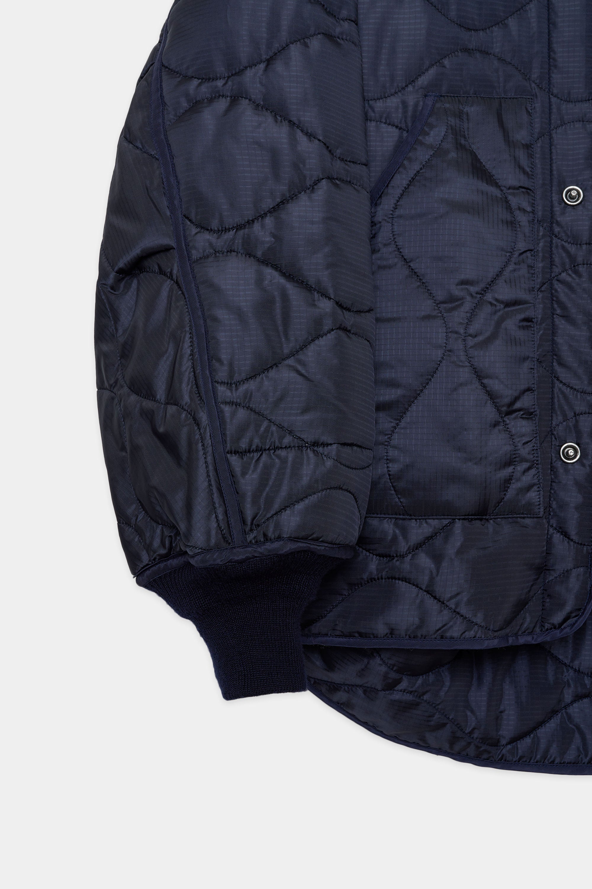 NYLON RIP STOP QUILTED LINER JACKET, Navy