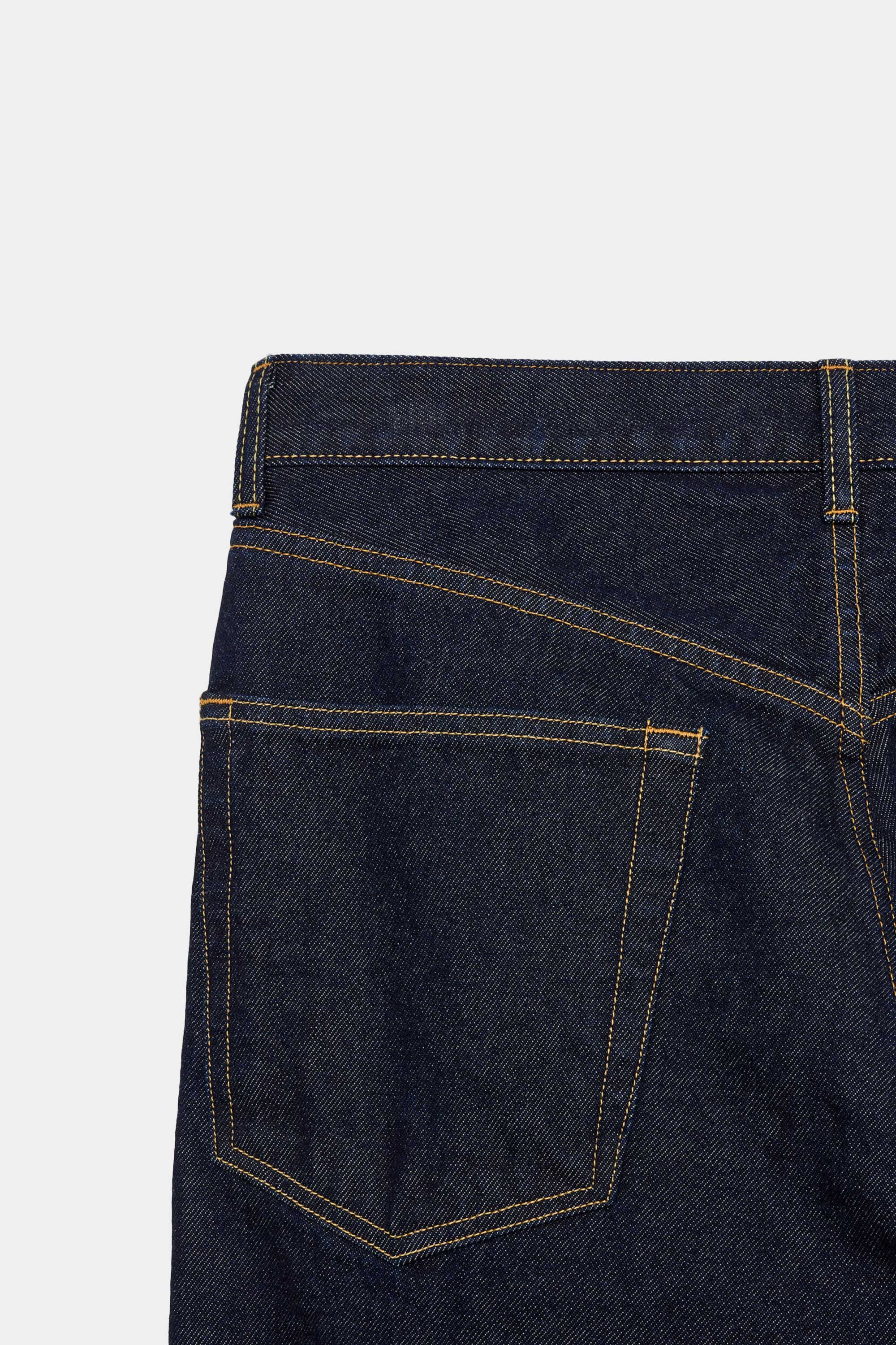 オーガニックコットン13.5ozデニム / シューカットジーンズ, Indigo