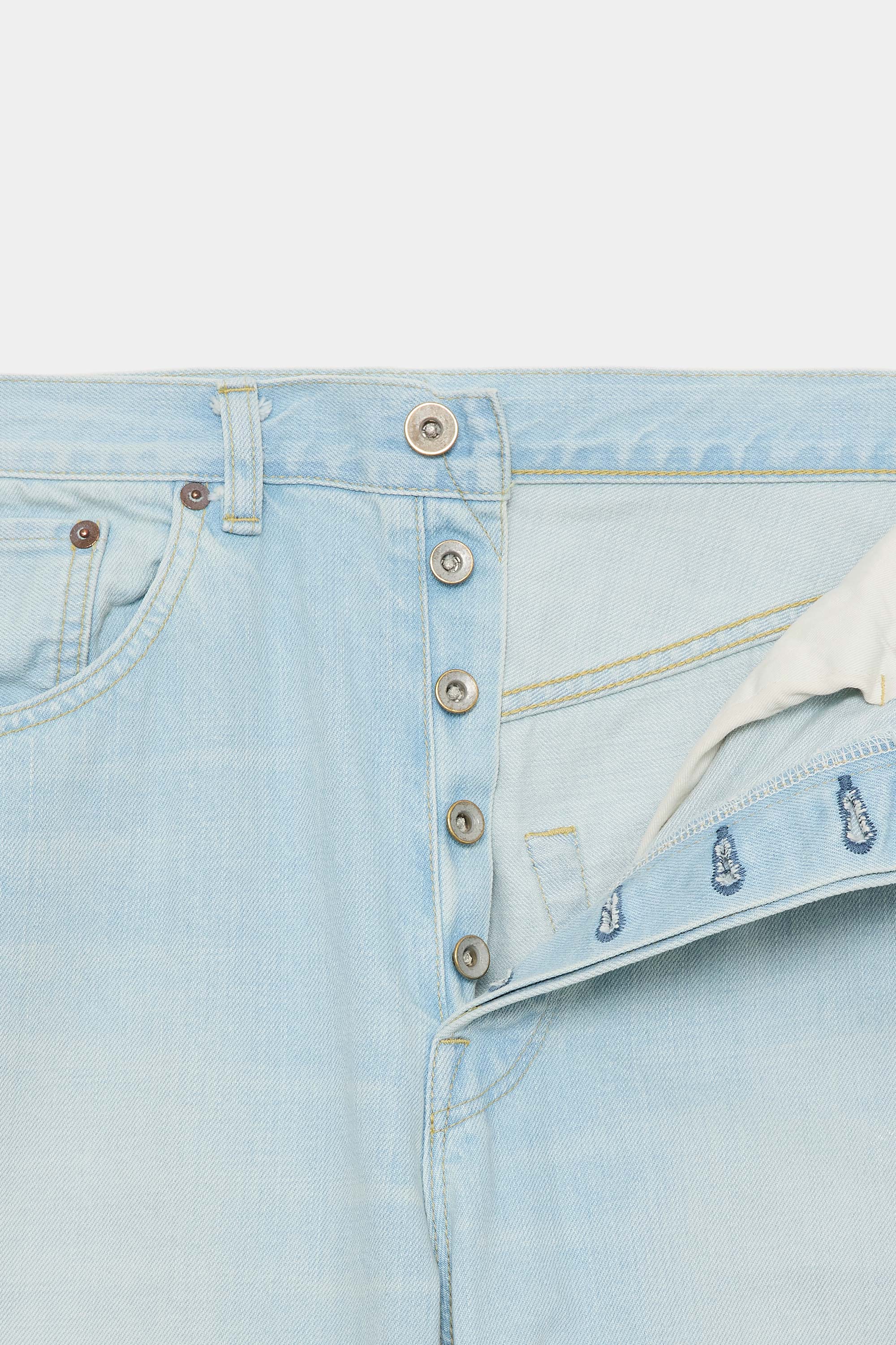 オーガニックコットン12ozデニム / レギュラーフィットジーンズ, Bleached