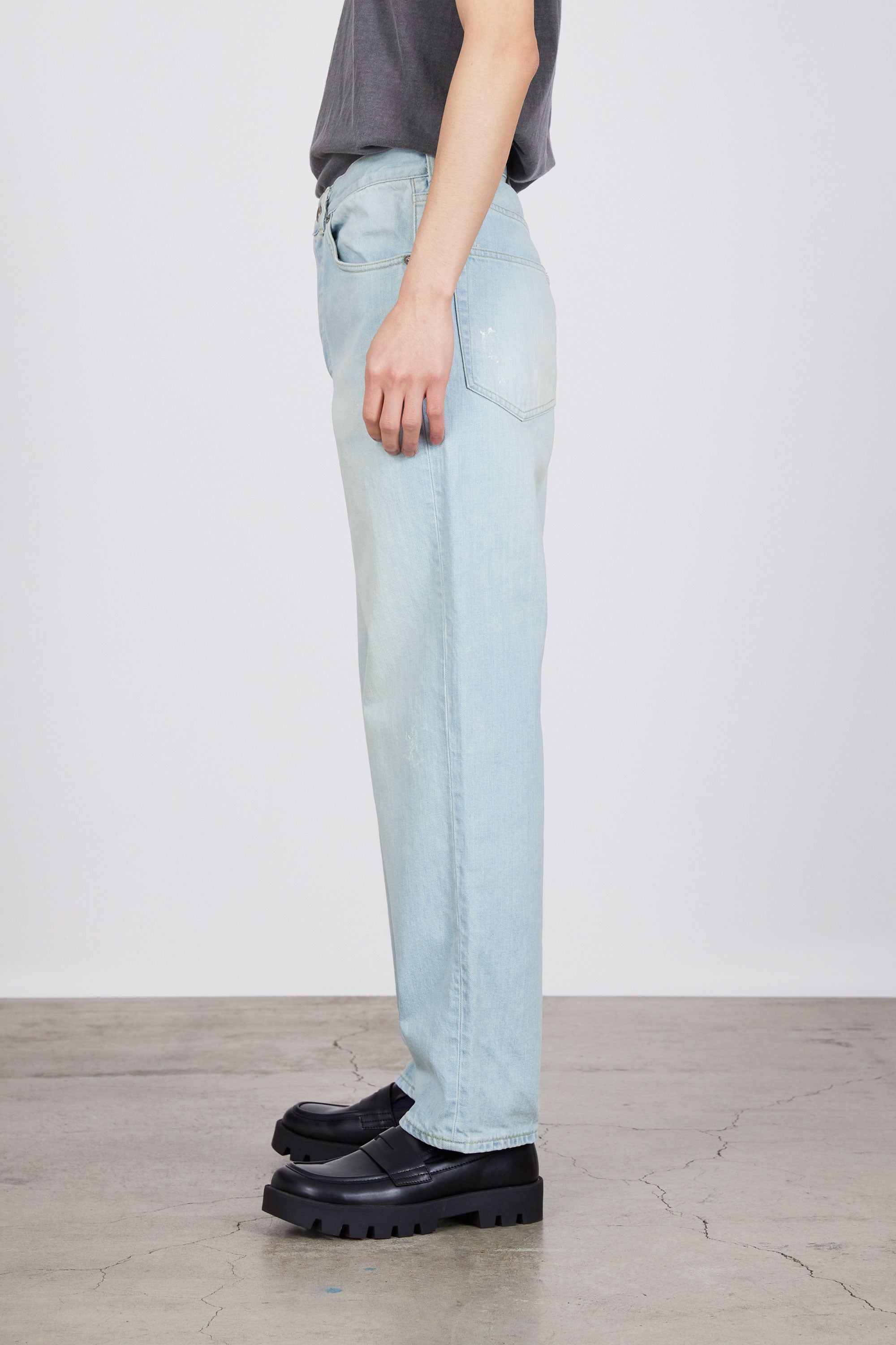 オーガニックコットン12ozデニム / レギュラーフィットジーンズ, Bleached