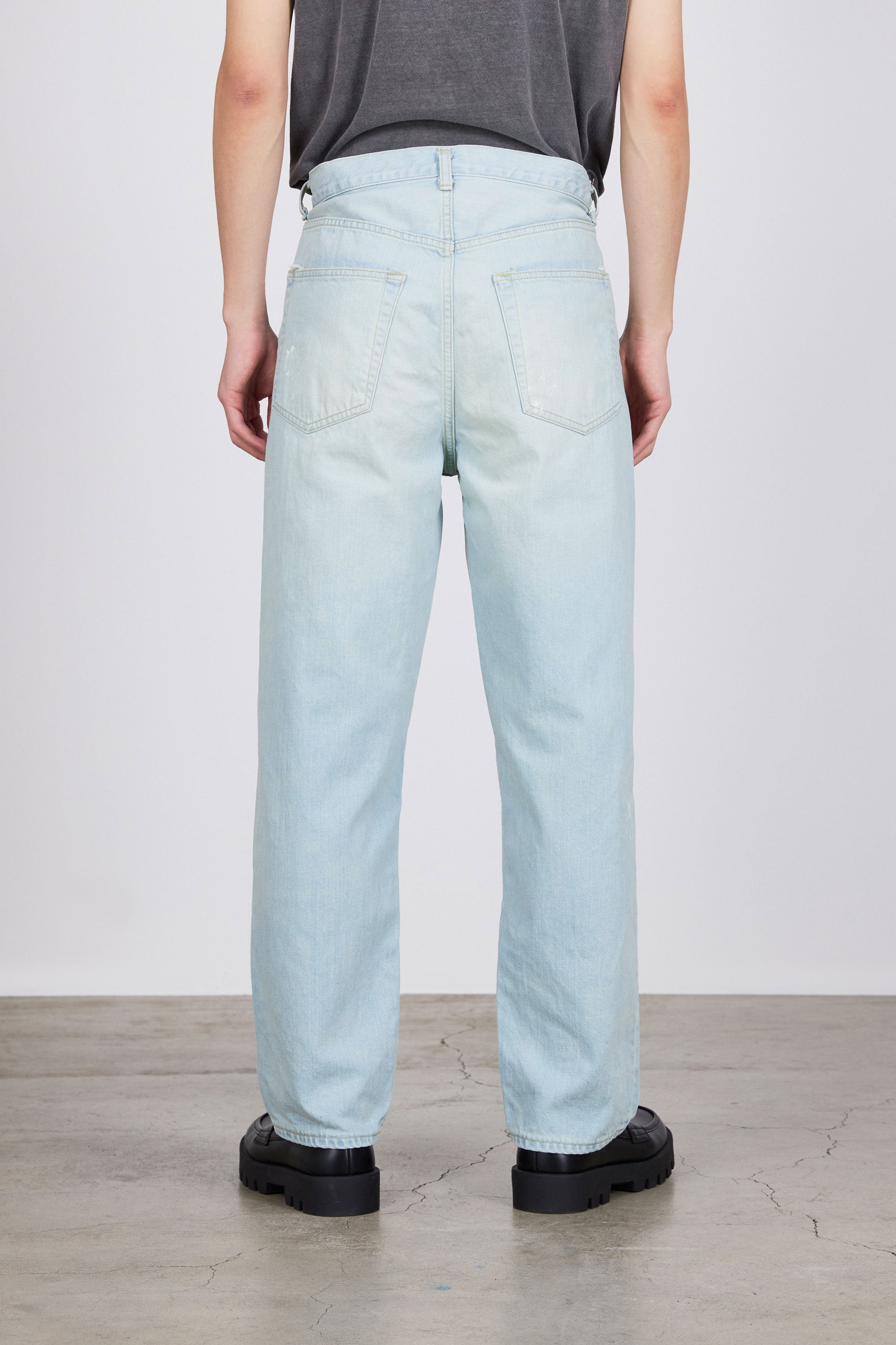 オーガニックコットン12ozデニム / レギュラーフィットジーンズ, Bleached