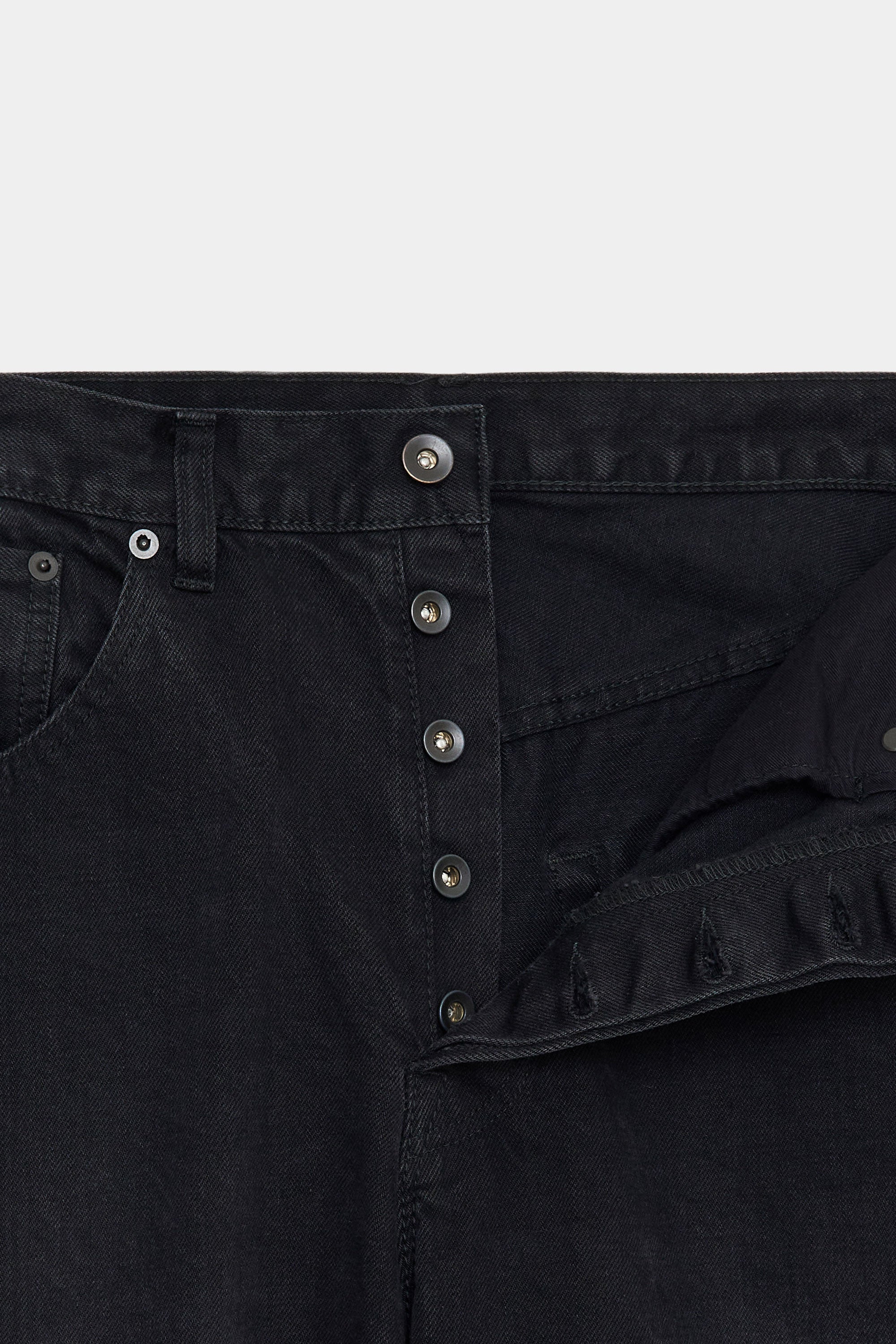 オーガニックコットン12ozデニム / レギュラーフィットジーンズ, Black