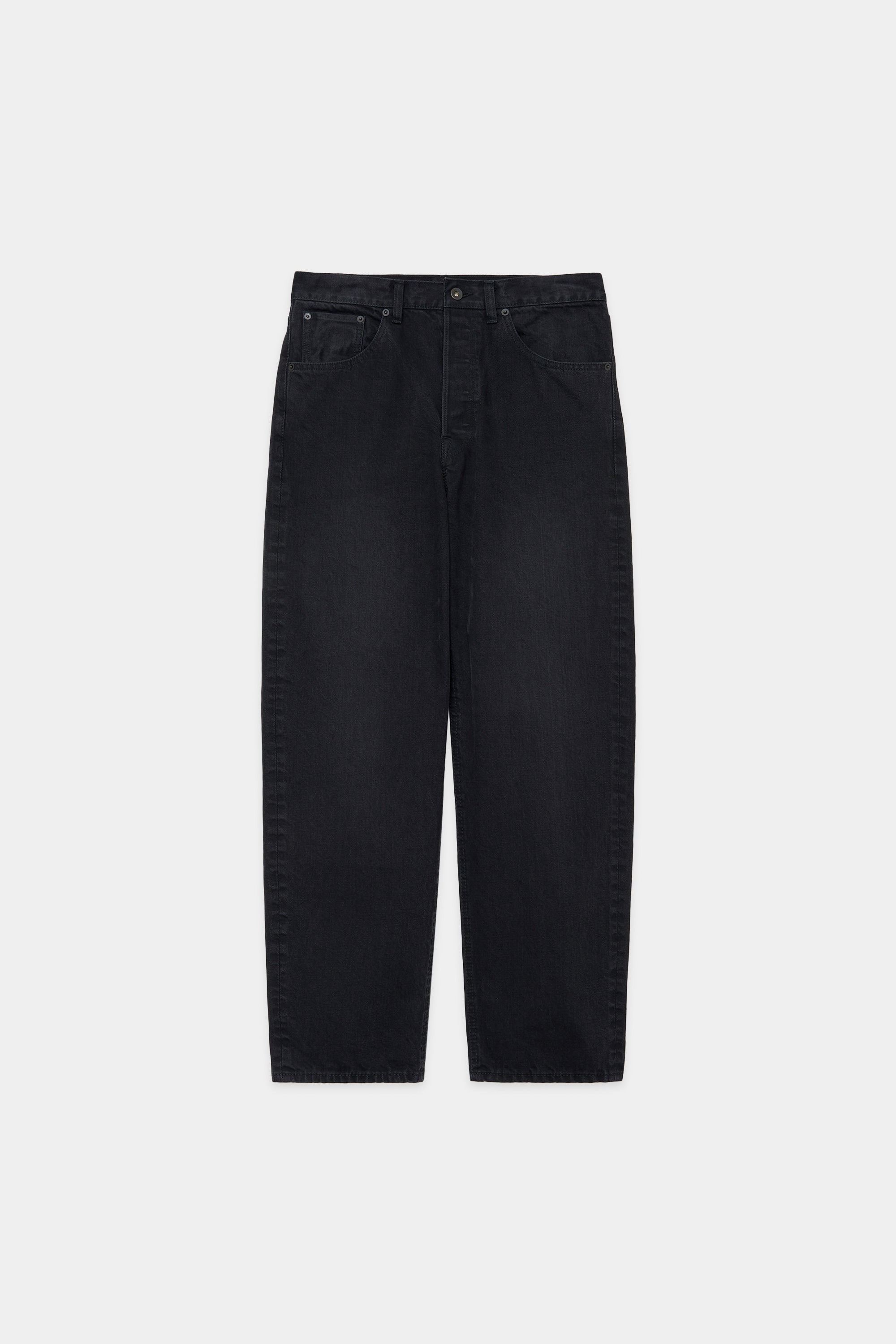 オーガニックコットン12ozデニム / レギュラーフィットジーンズ, Black