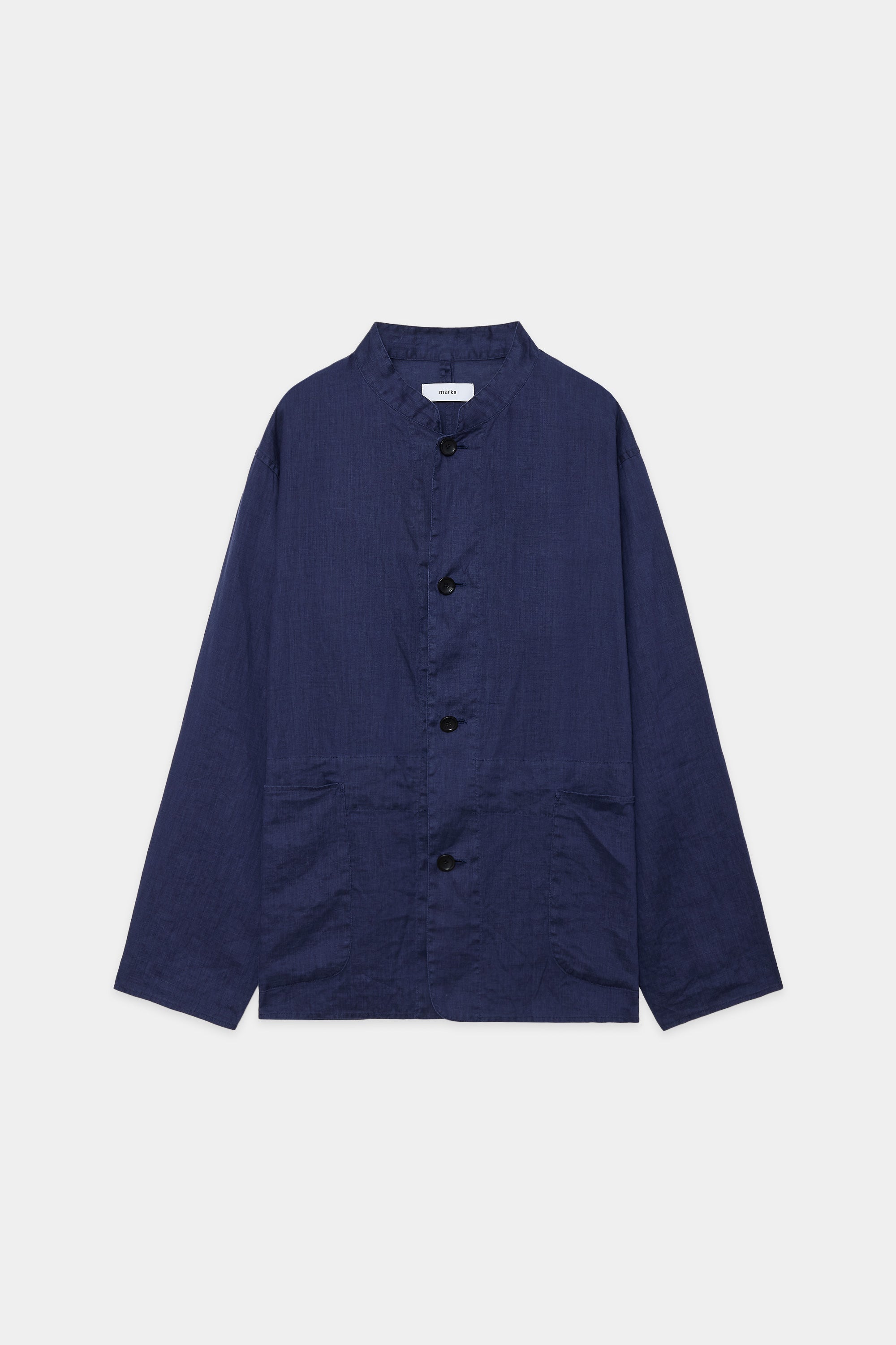 60/- LINEN POPLIN WORK JACKET, Faded Navy