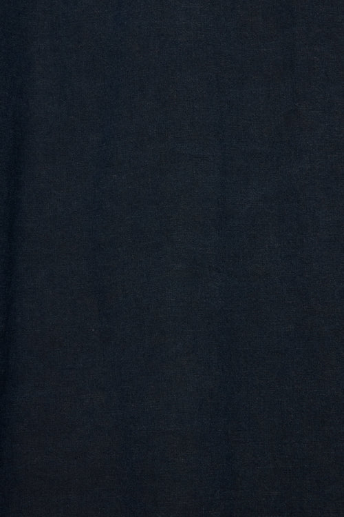 オーガニックコットンシャンブレー / ダメージシャツ, Pigment Black