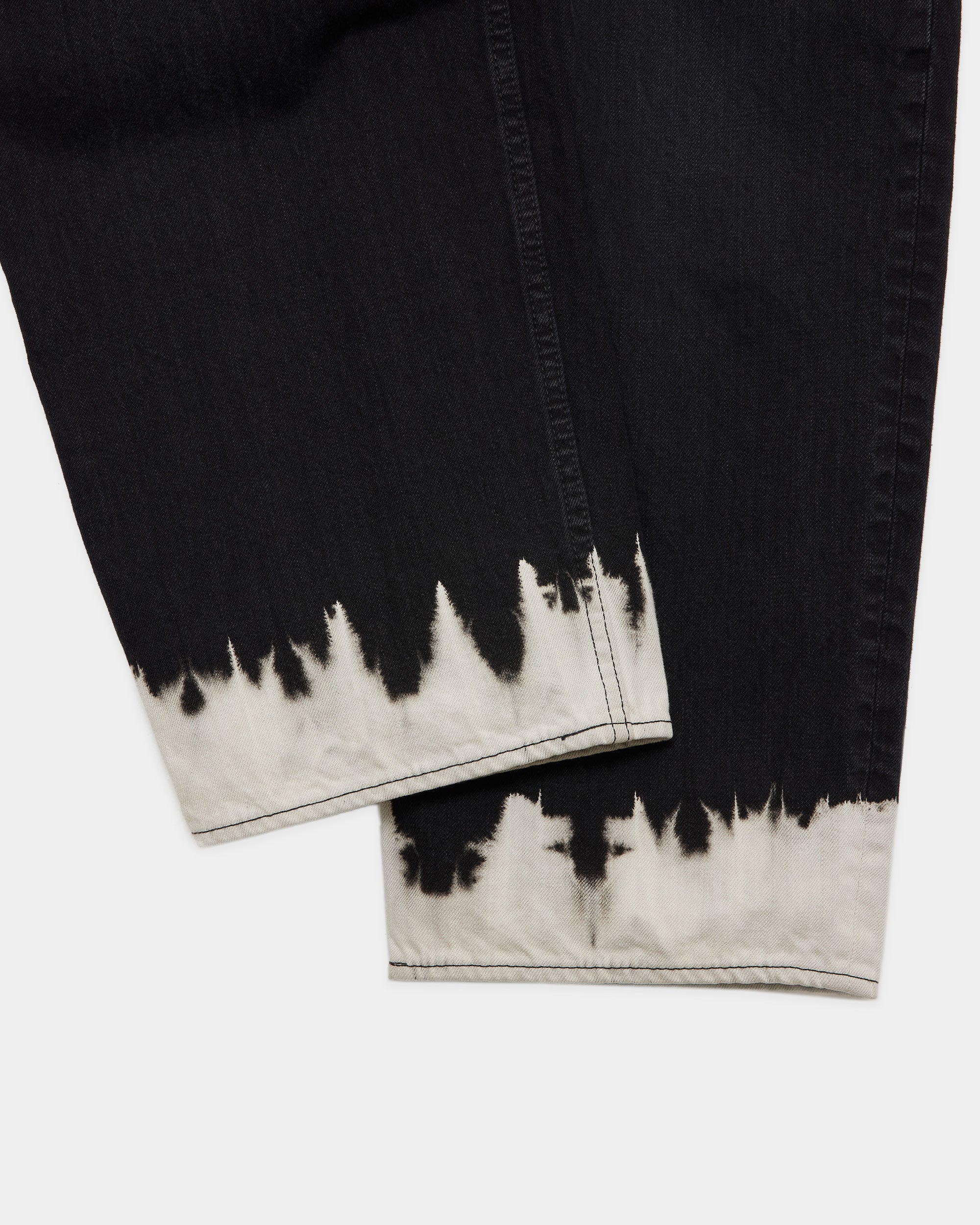 ORGANIC COTTON 12oz DENIM LOOSE STRAIGHT FIT JEANS, Black