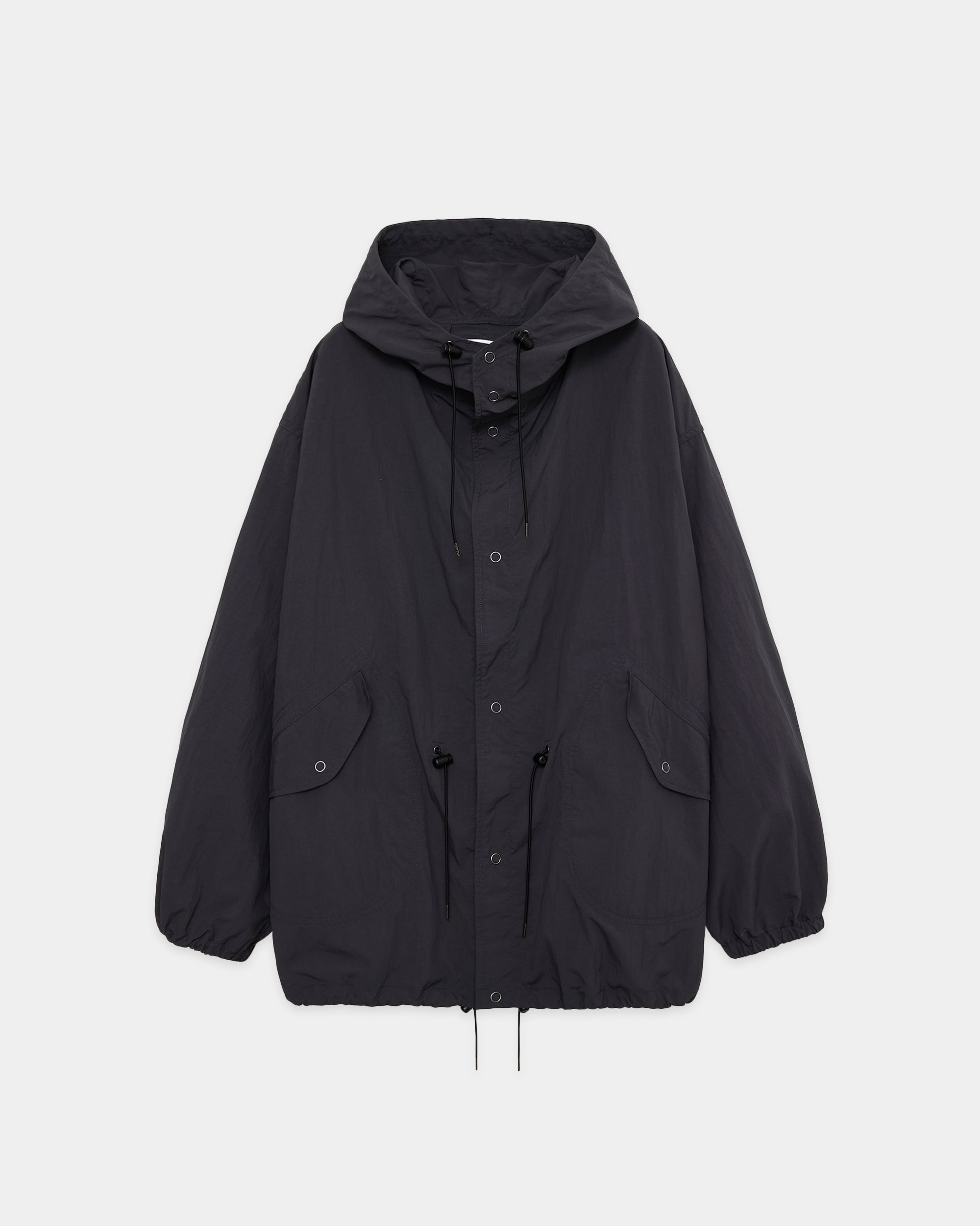 リサイクルナイロンタッサー / スノーパーカー, Charcoal