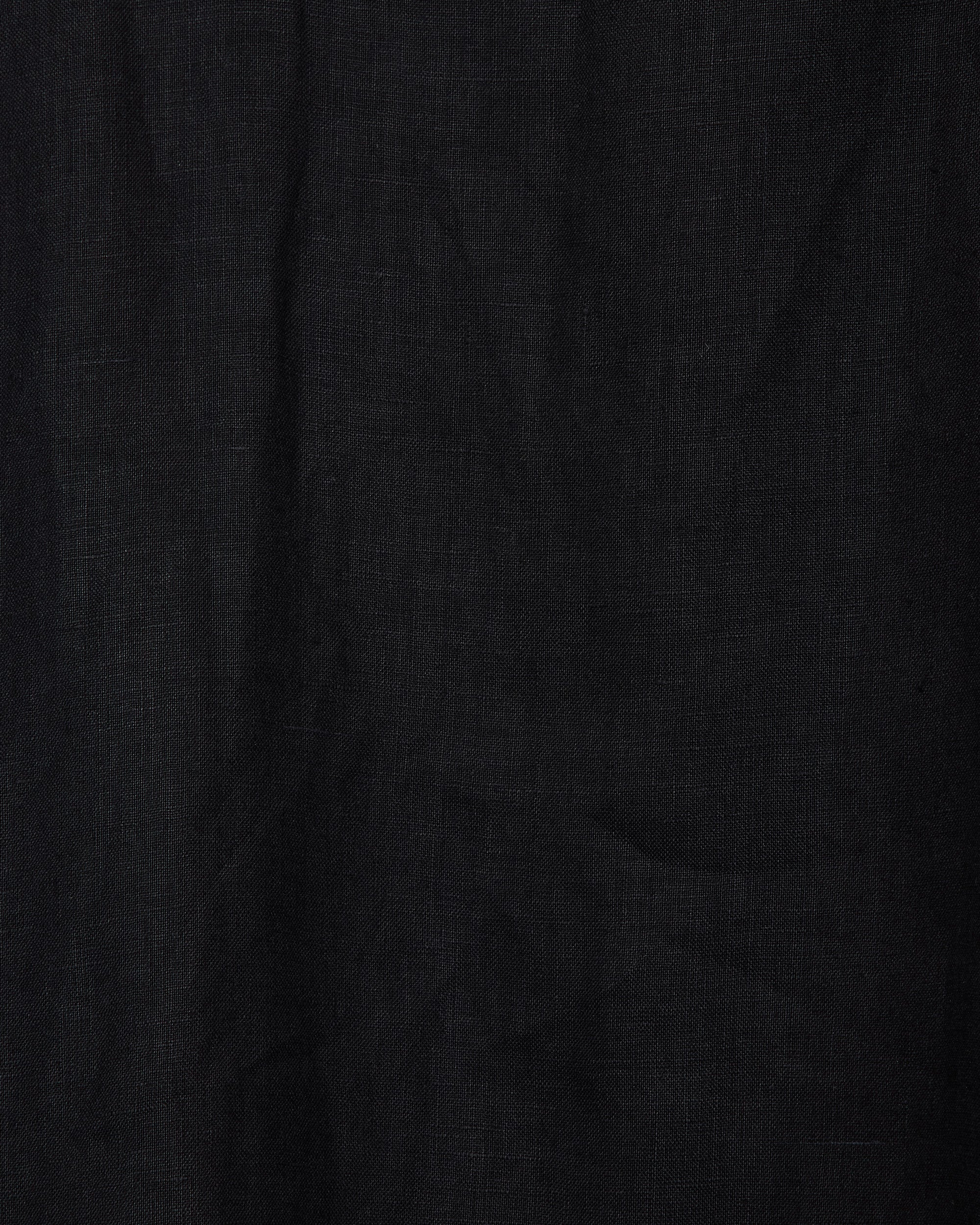 LINEN TROPICAL FIELDMAN VEST, Black