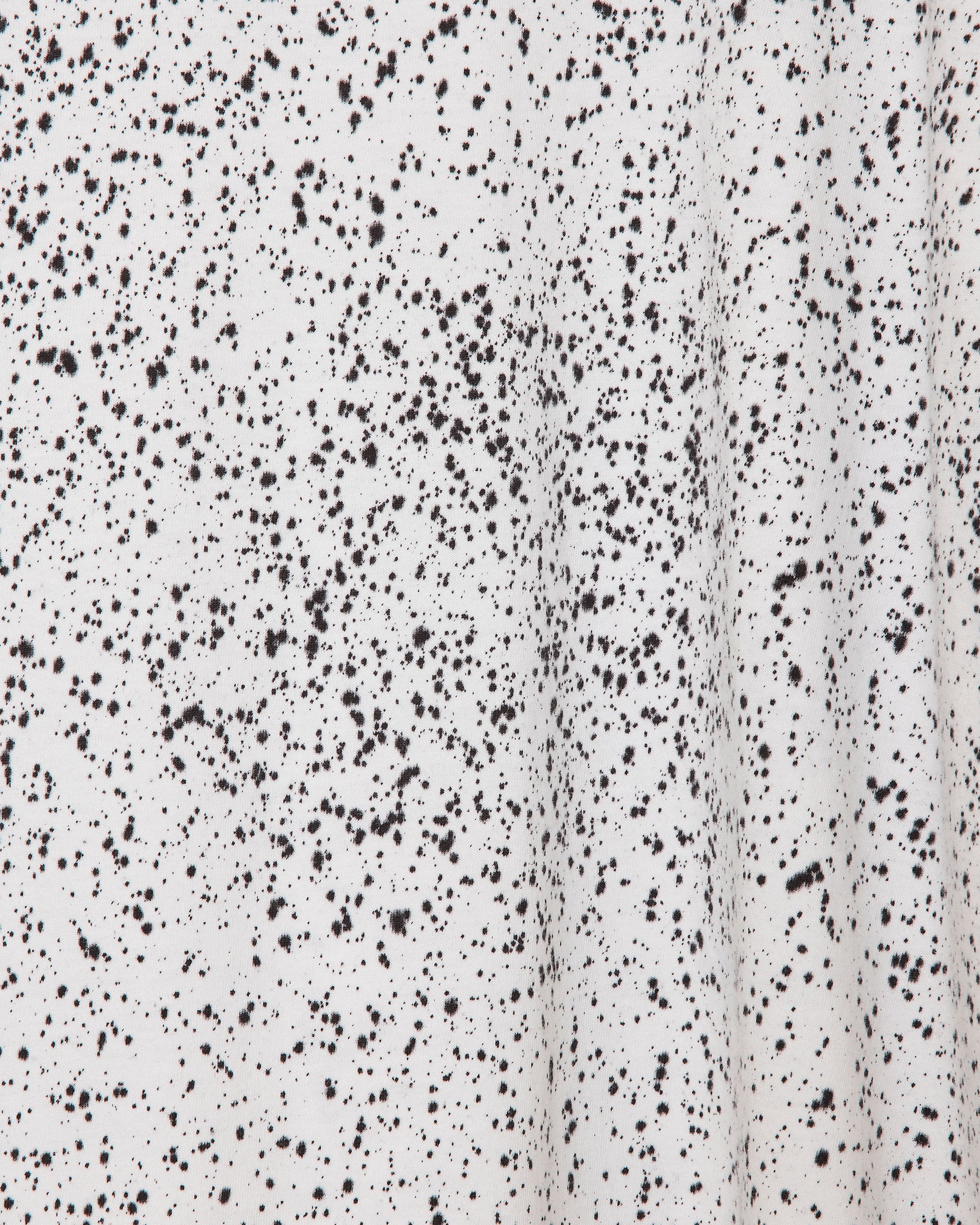 30/1 ORGANIC COTTON KNIT LOOSE FIT SPLASH TEE, White