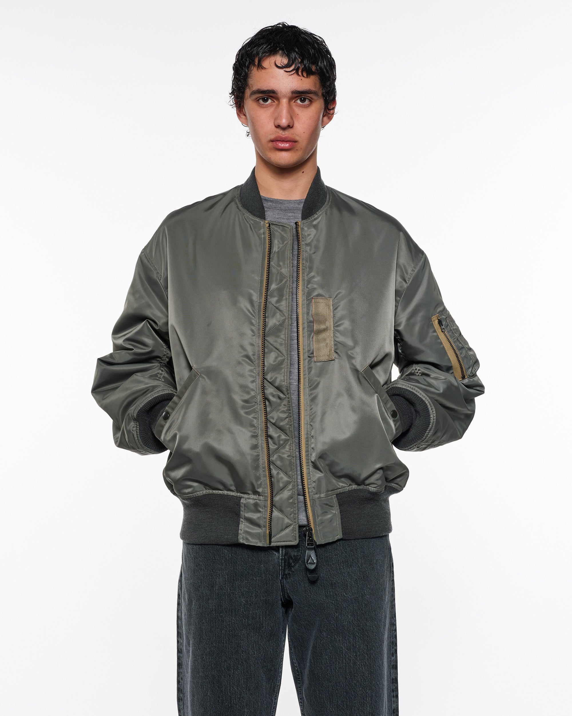 Nylon Twill Ma-1, Sage Green