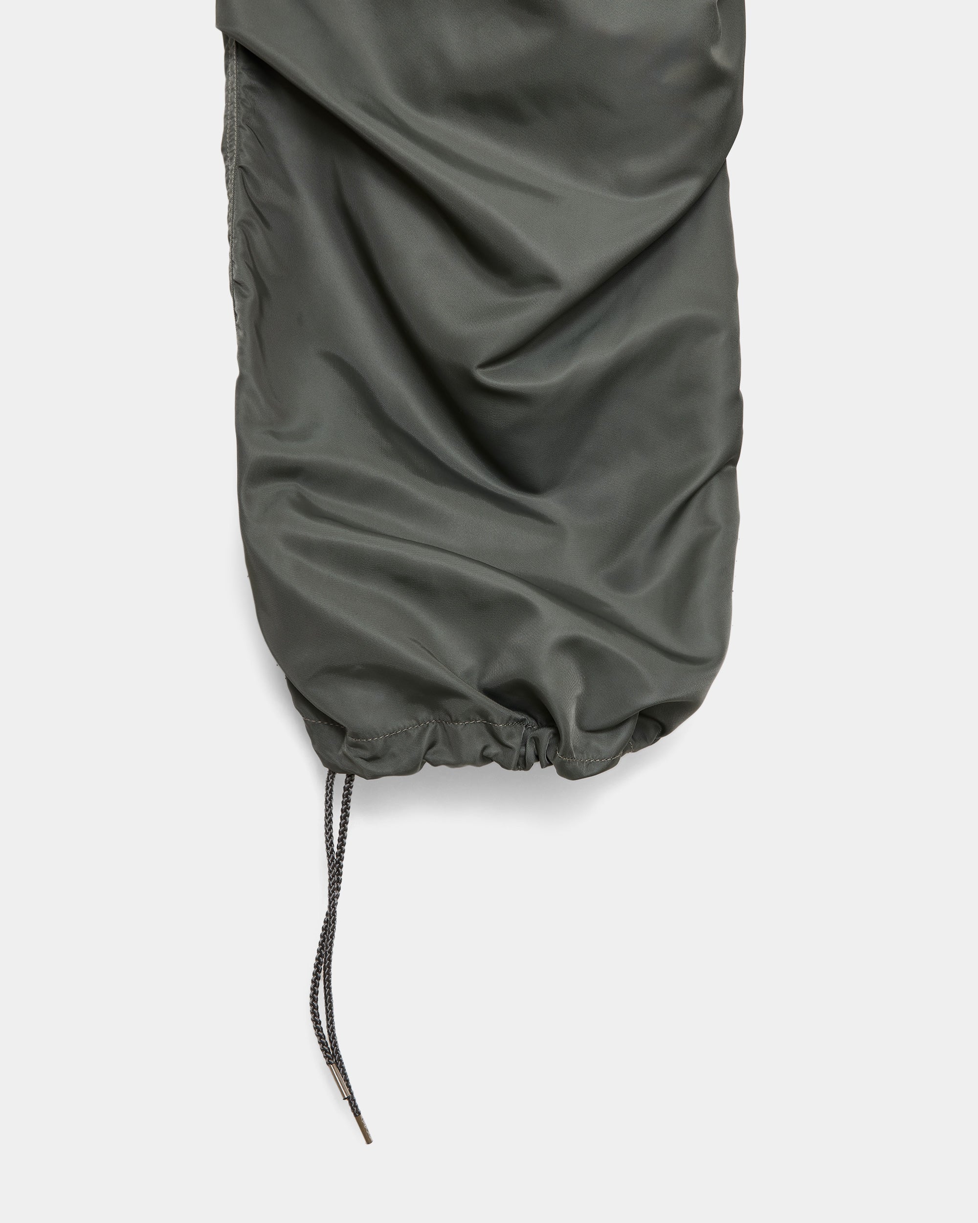 Nylon Twill Nylon Knee Tuck Pants, Sage Green