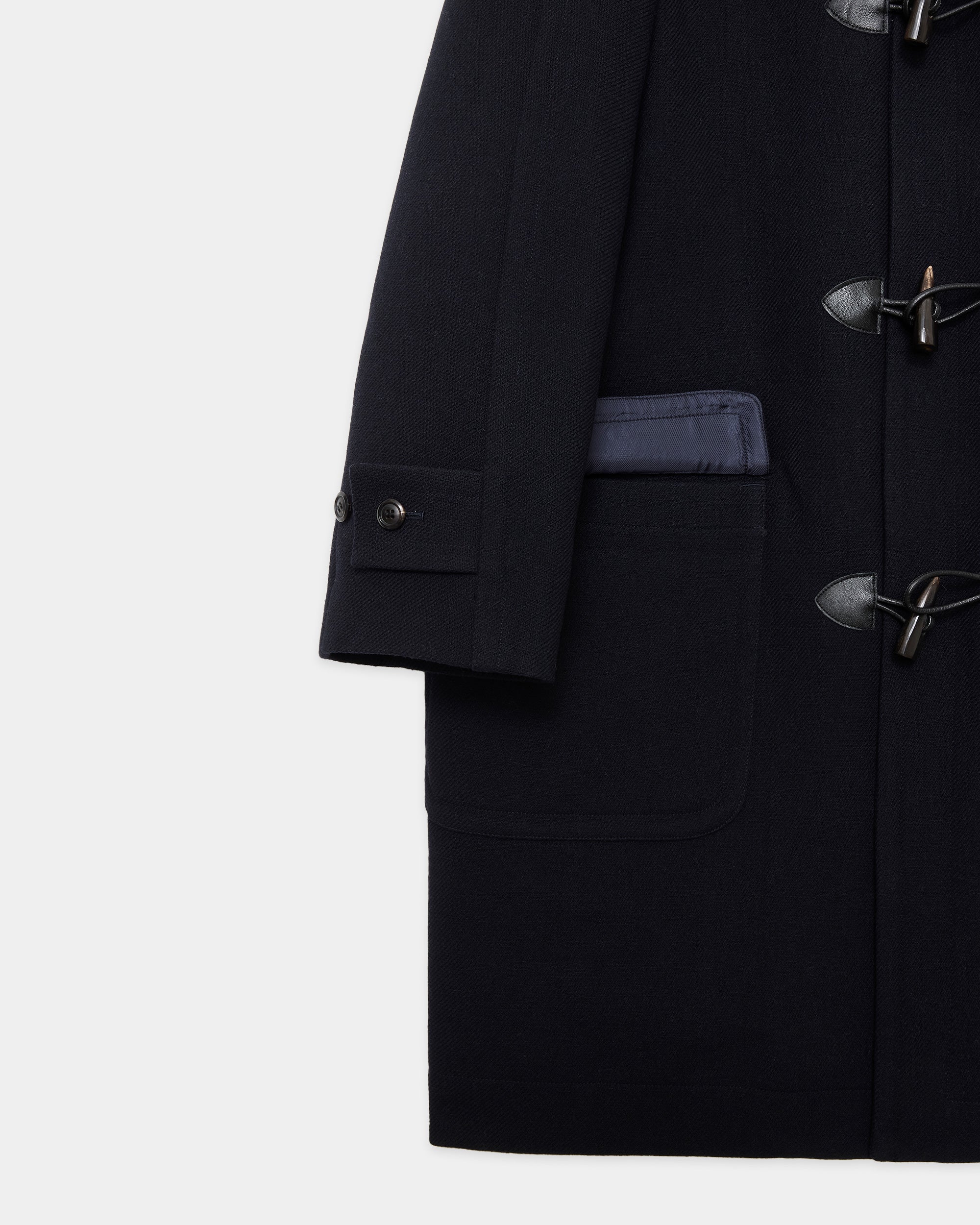 ウールヴィンテージダブルクロス / ダッフルコート, Dark Navy