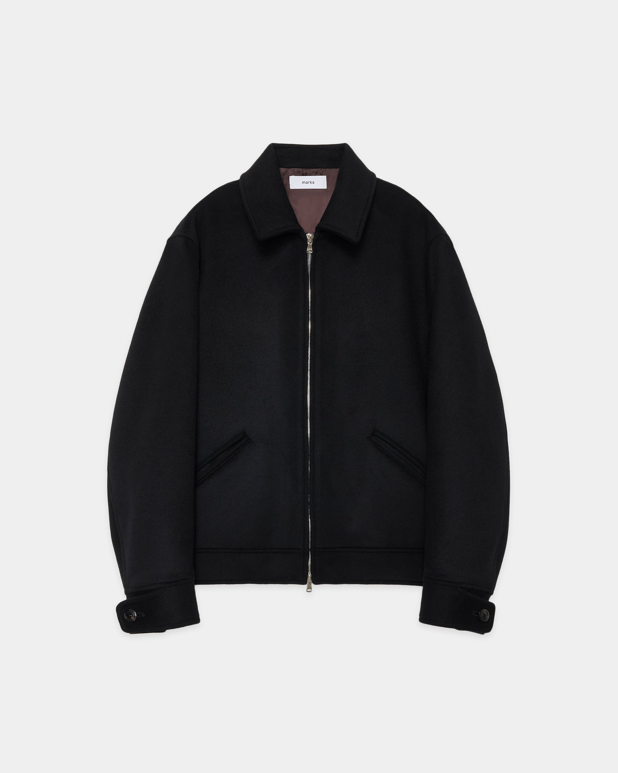 ウールシルクカシミヤビーバー / スポーツジャケット, Black