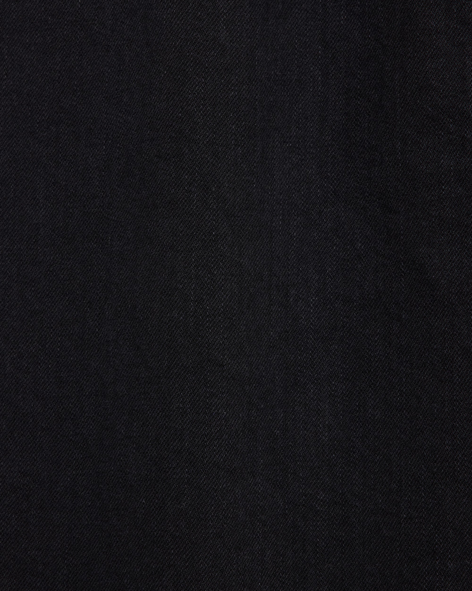 Organic Cotton 12Oz Denim Baggy Jeans, Black