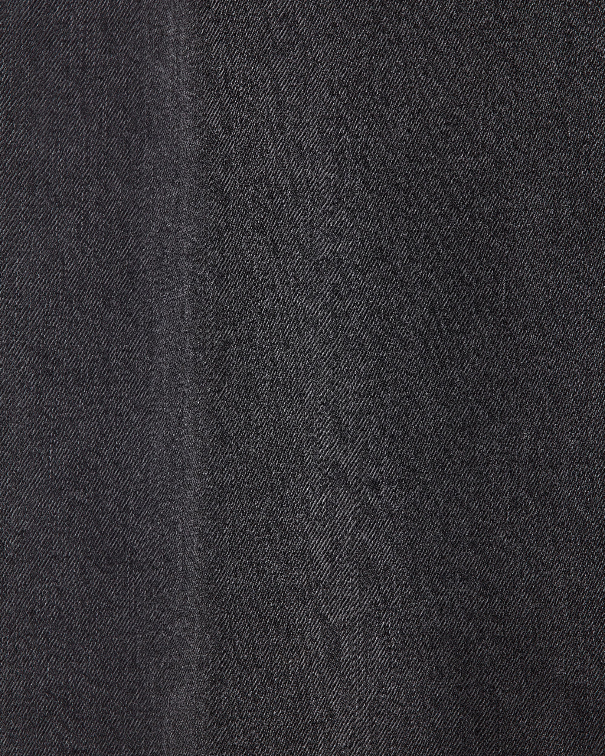 Organic Cotton 12Oz Denim Baggy Jeans, Faded Black