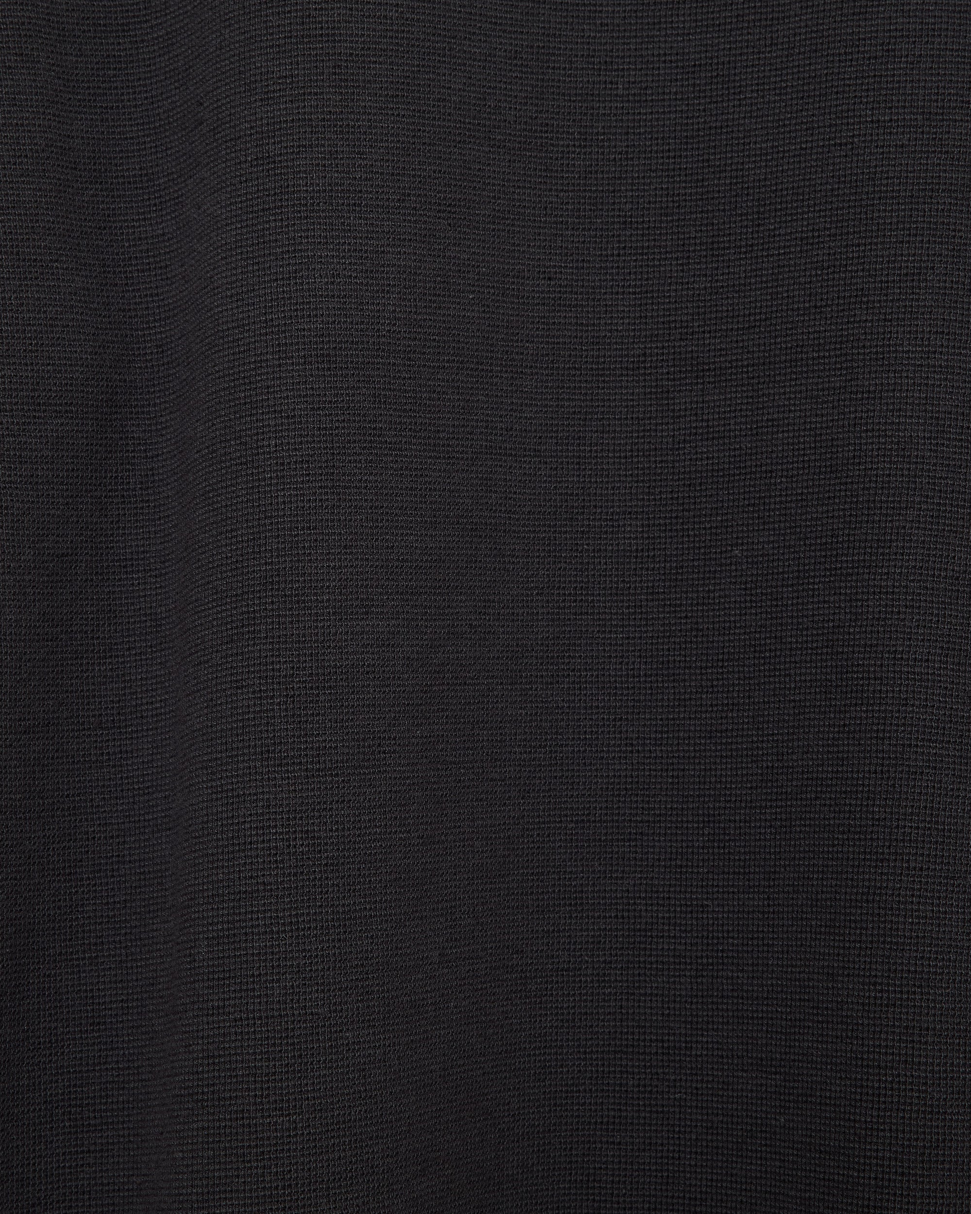 オーガニックコットンヘンプメッシュニット / クルーネックL/S Tee, Charcoal