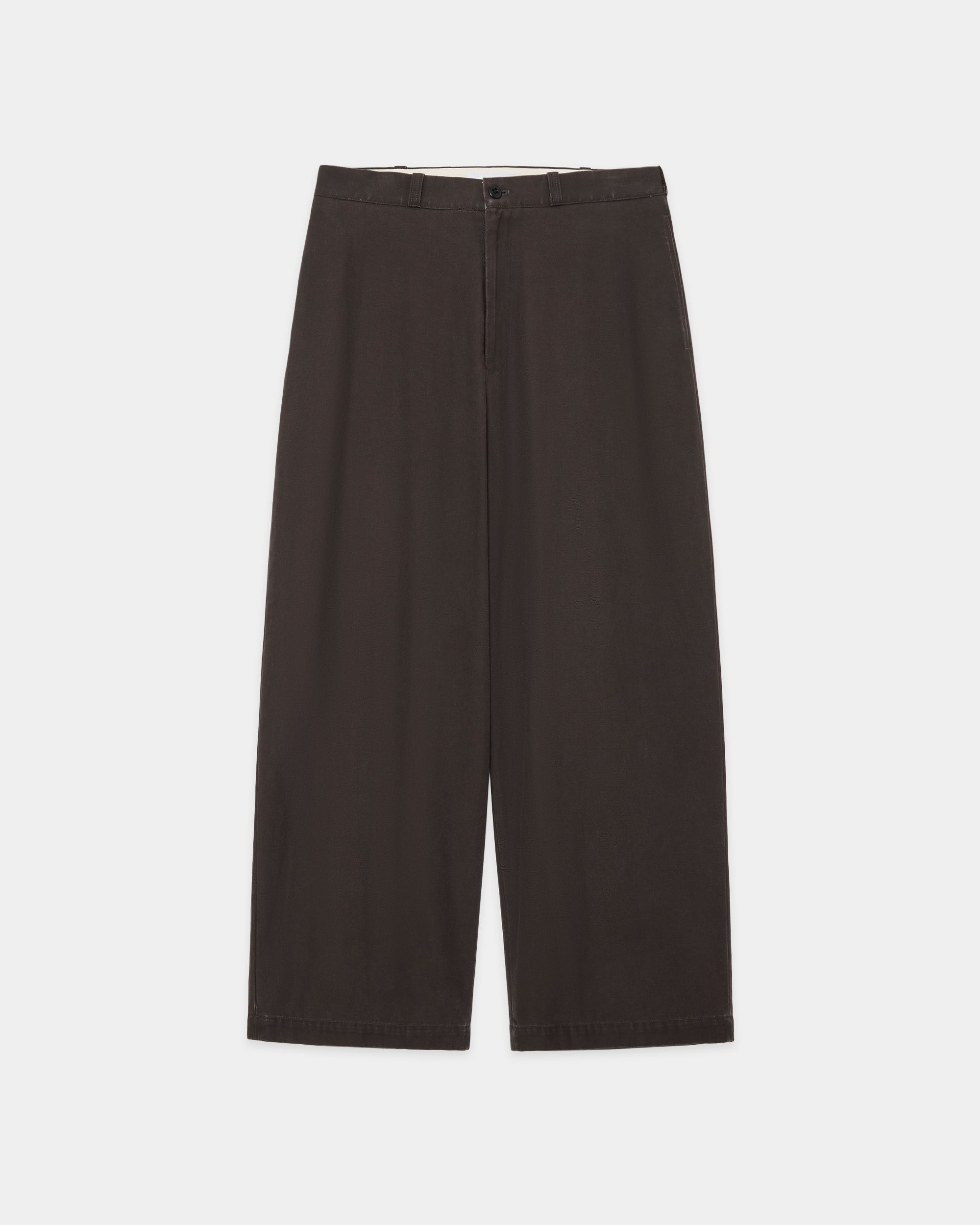 Organic Cotton Gabardine New U.S.ARMY Trousers, Charcoal