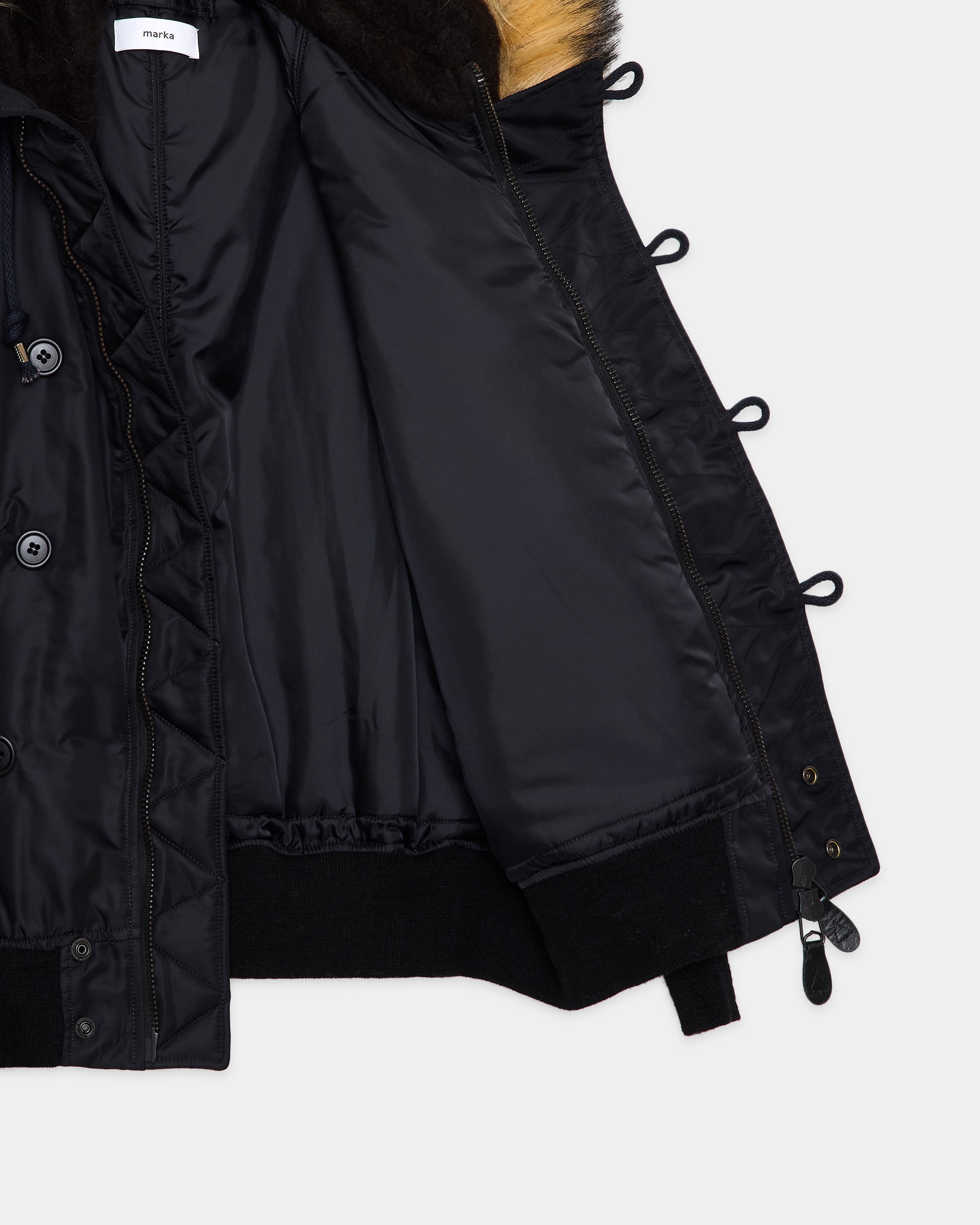 【ARKnets別注】 ナイロンツイル / N-2B, Black