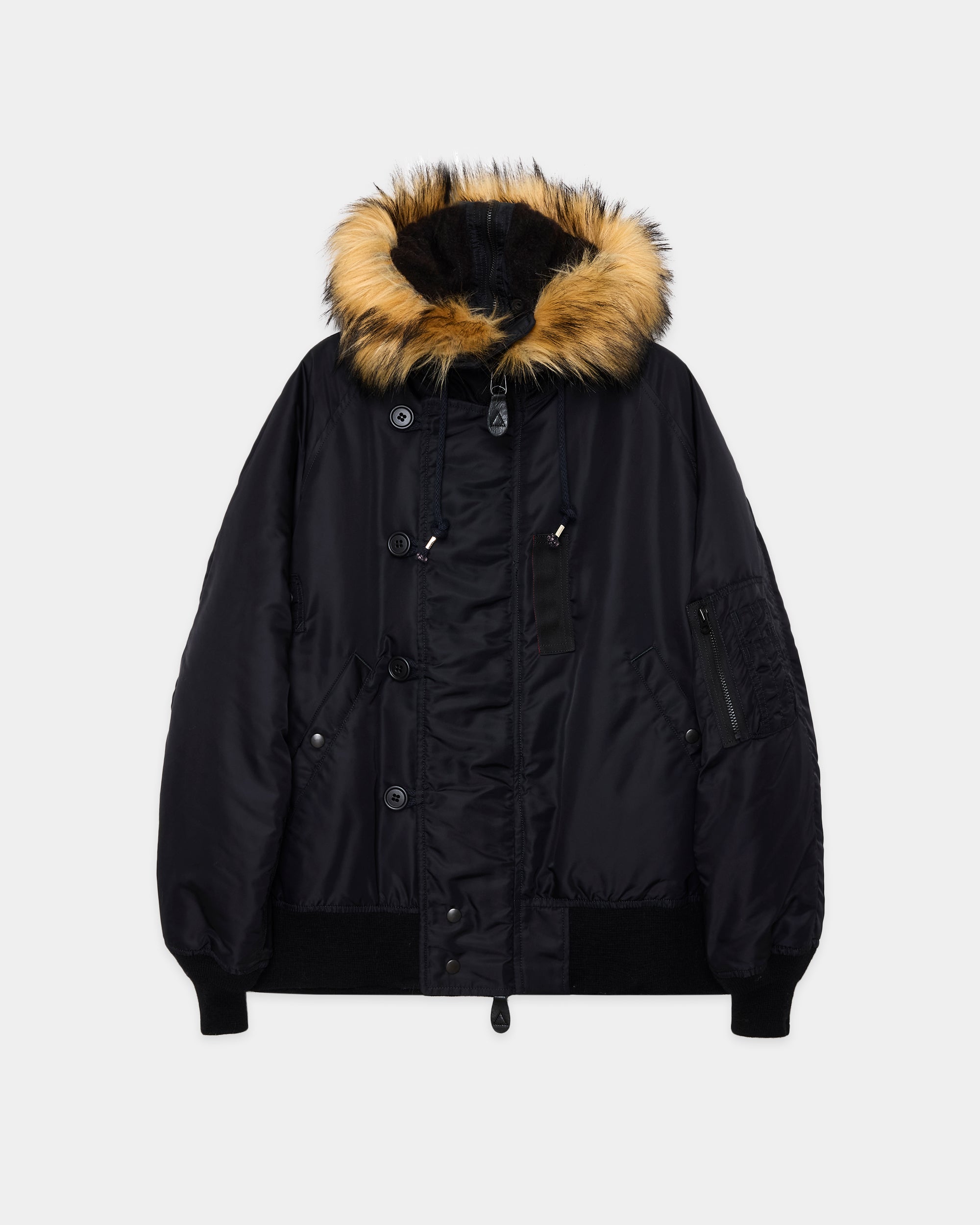 【ARKnets別注】 ナイロンツイル / N-2B, Black