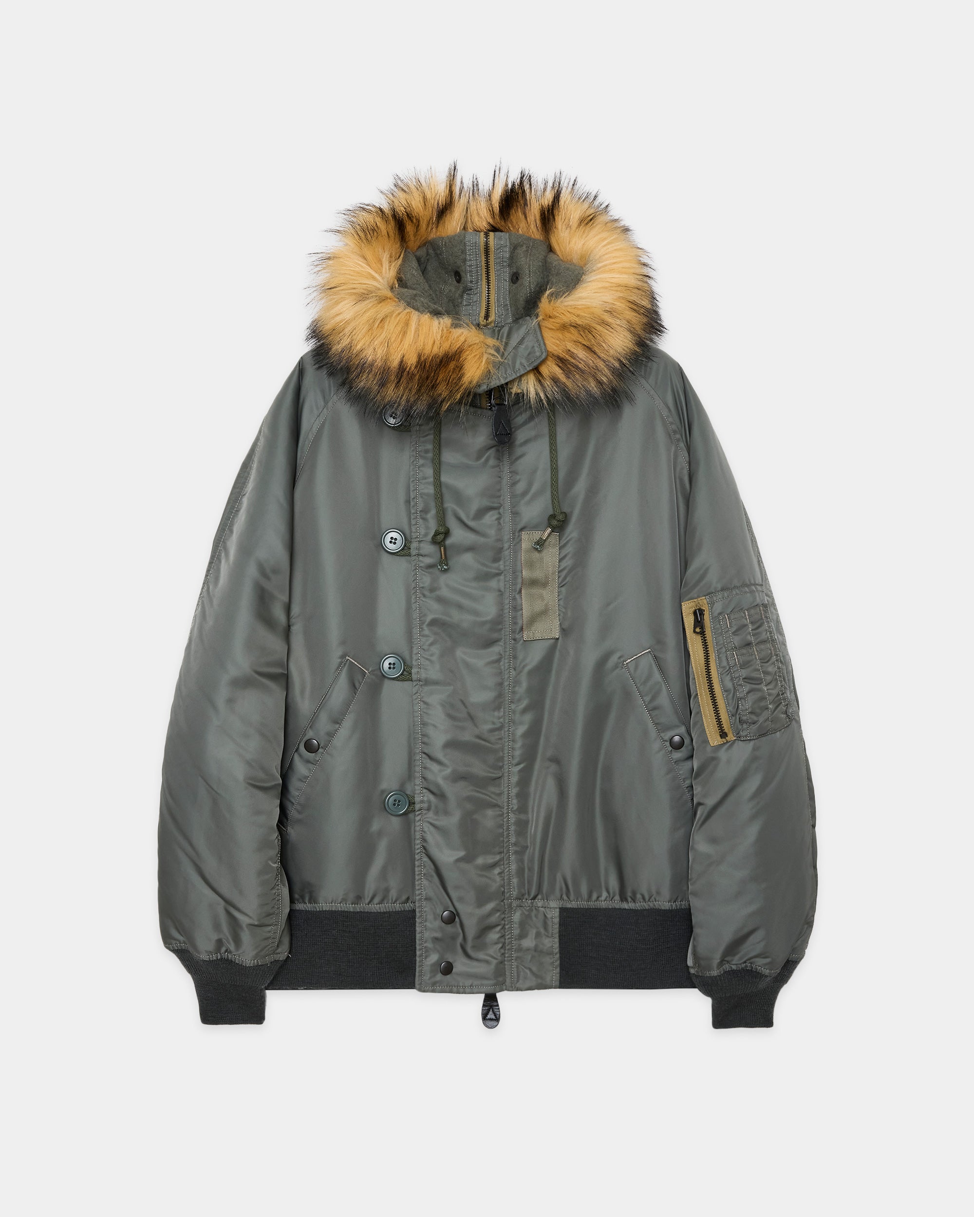 【ARKnets別注】 ナイロンツイル / N-2B, Sage Green