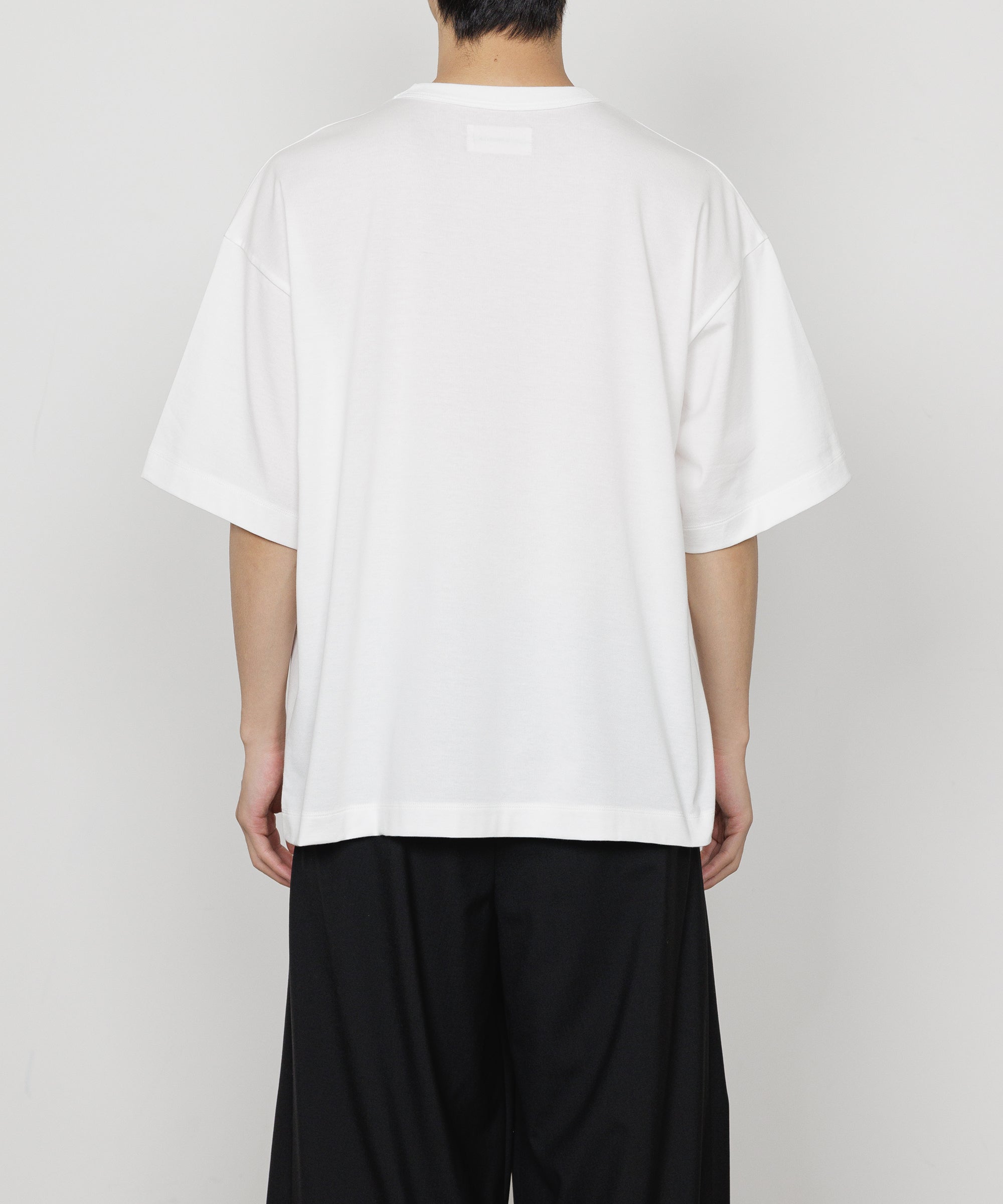 PERUVIAN PIMA ORGANIC COTTON KNIT COMFORT FIT Tee, White
