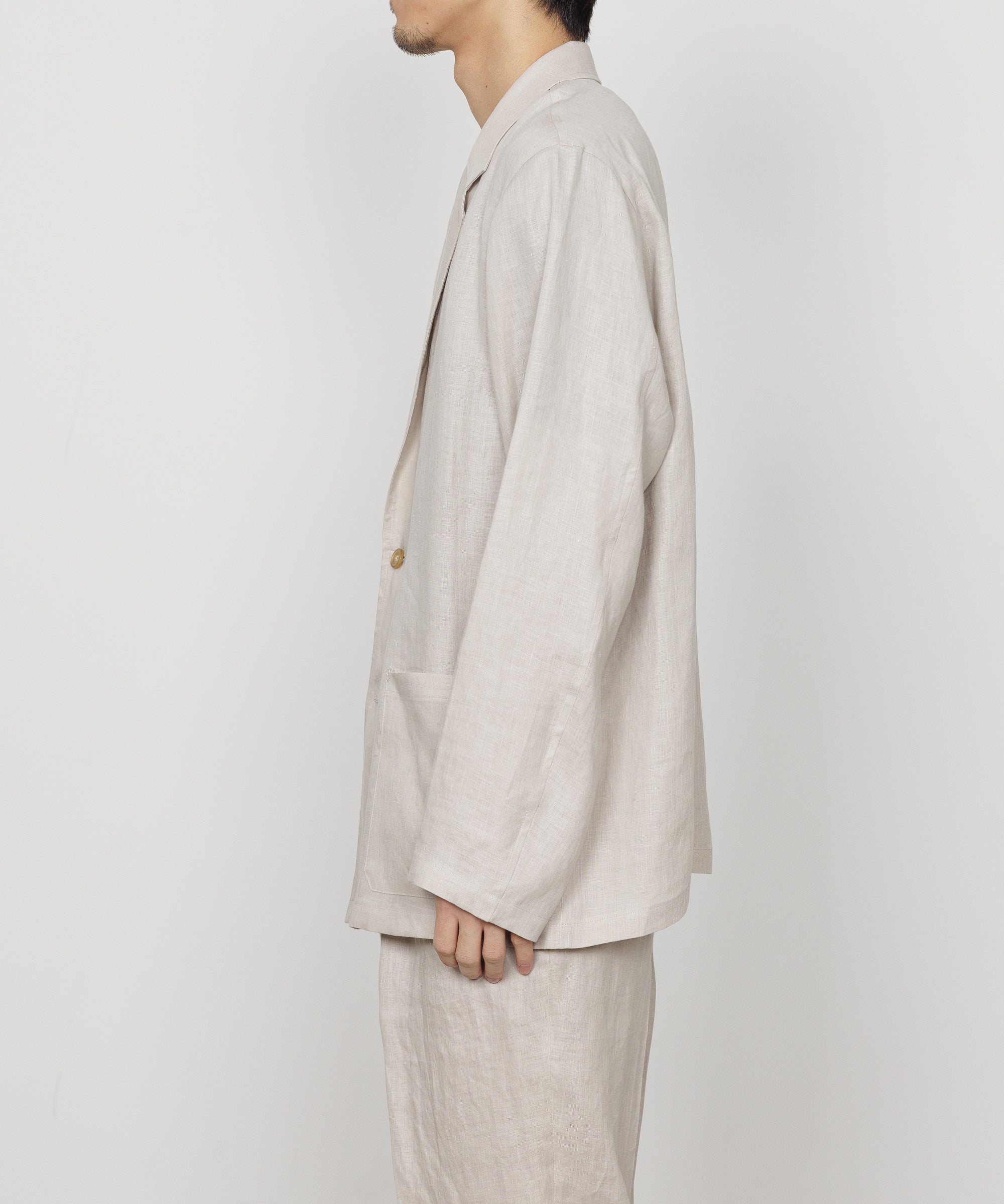 HEMP SHIRTING SHIRT JACKET, Taupe