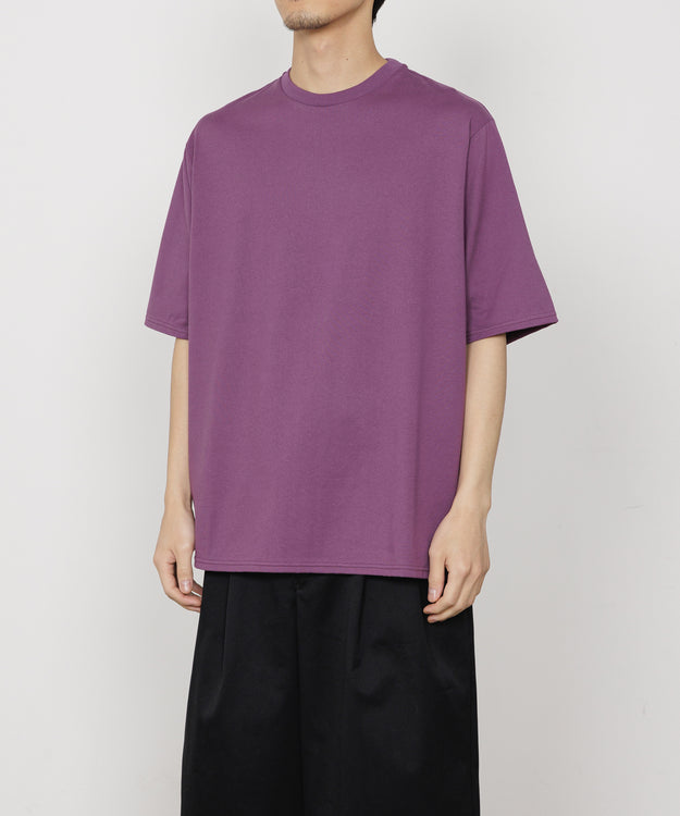 40/2 ORGANIC COTTON KNIT CREW NECK TEE, Purple