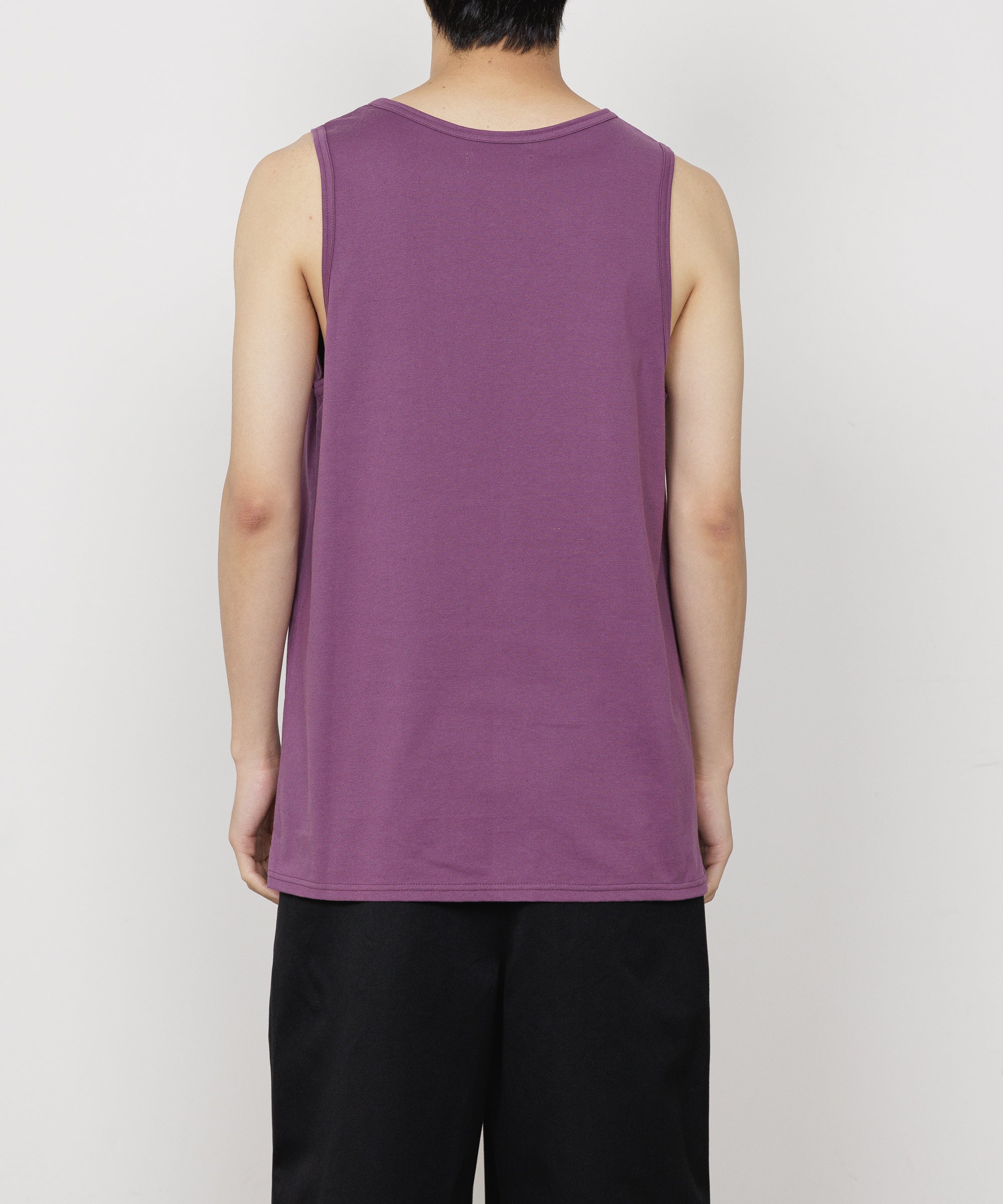 40/2 ORGANIC COTTON KNIT TANK TOP, Purple