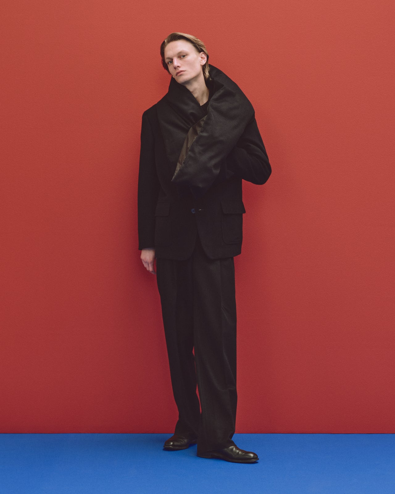 カシミヤフランネル / カシミヤブレザー, D Navy