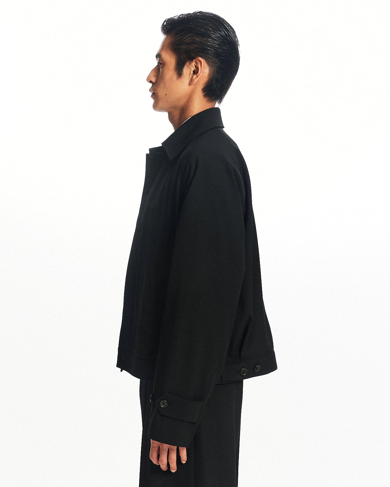 3/72アルゼンチンウールトロピカルサバイバルクロス / サービスジャケット, Black